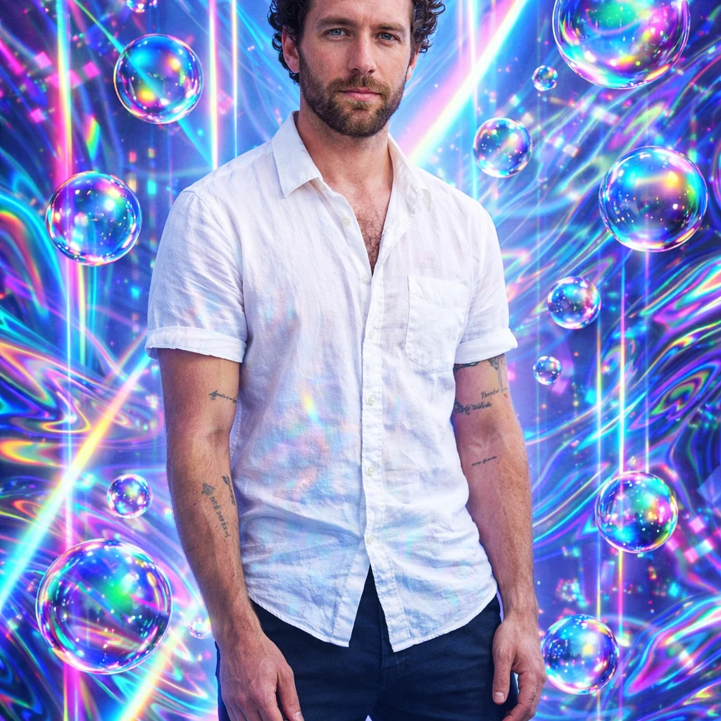 Тренд: Цифровое сияние — GPT Image 1.5 промт