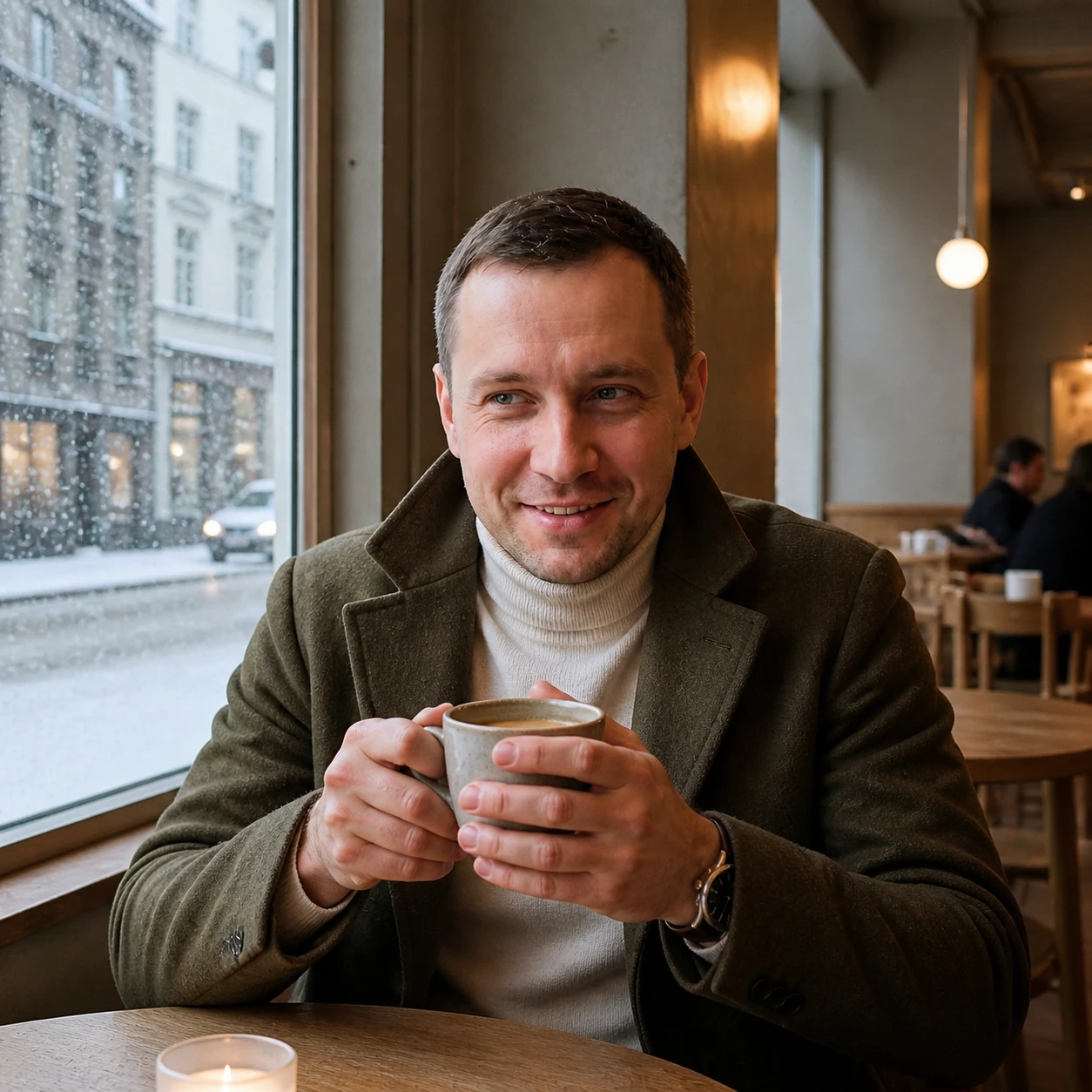 Тренд: Утро в Скандинавском Кафе — GPT Image 1.5 промт