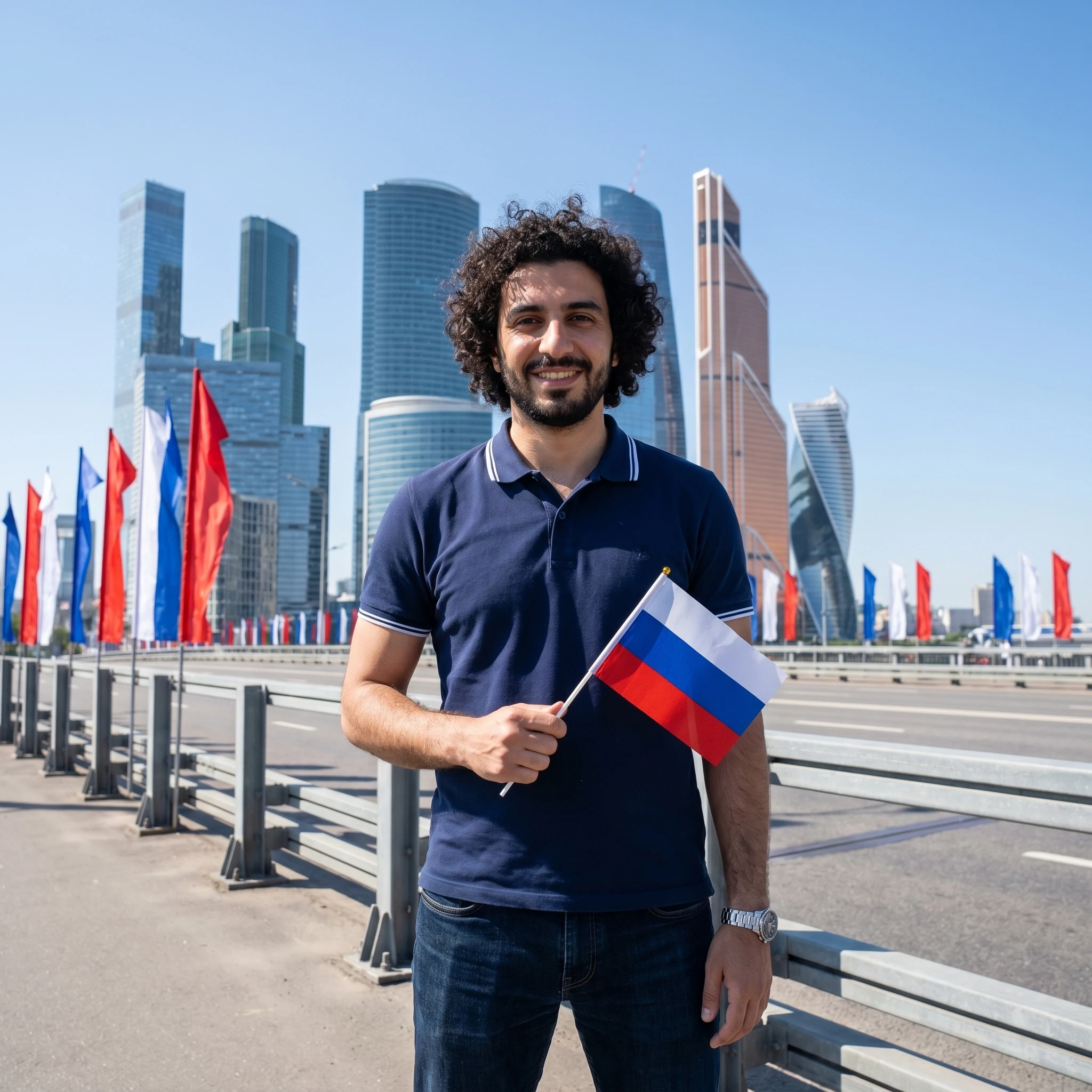 Триколор: Герой современного города — Nano Banana Pro промт