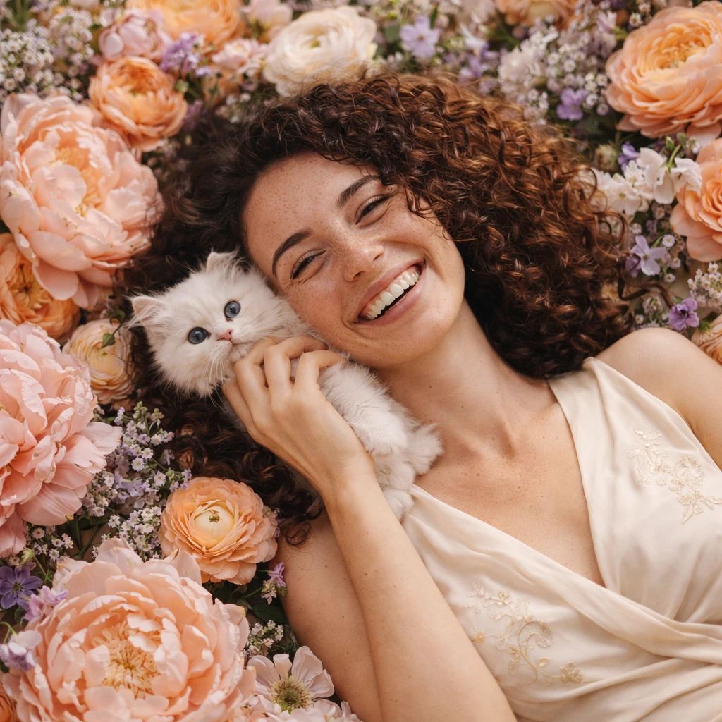 Цветочная Фея и ее питомец — GPT Image 1.5 промт