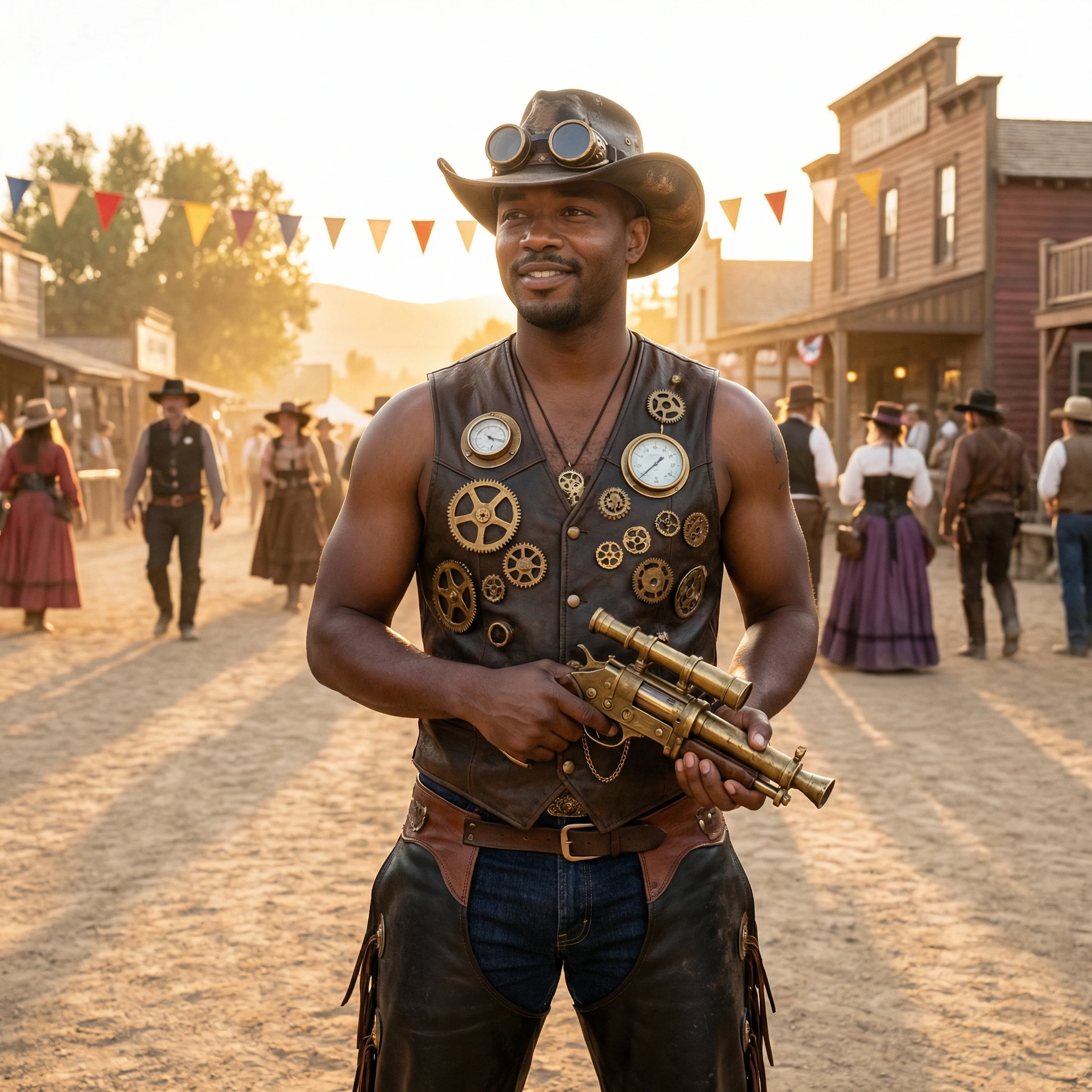 Участник фестиваля Дикого Запада — Nano Banana Pro промт