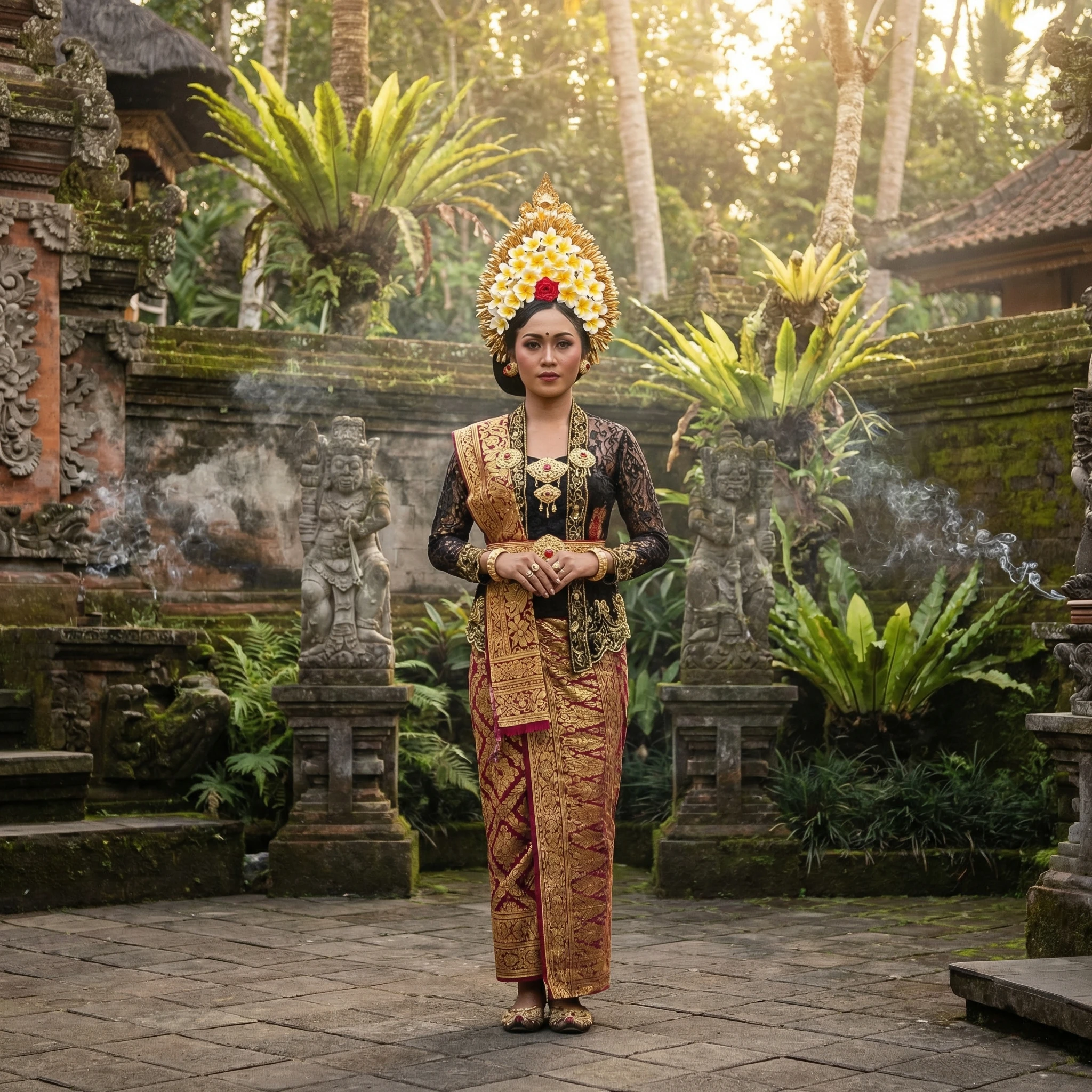 Участник Фестиваля Цветов в Бали — Nano Banana Pro промт