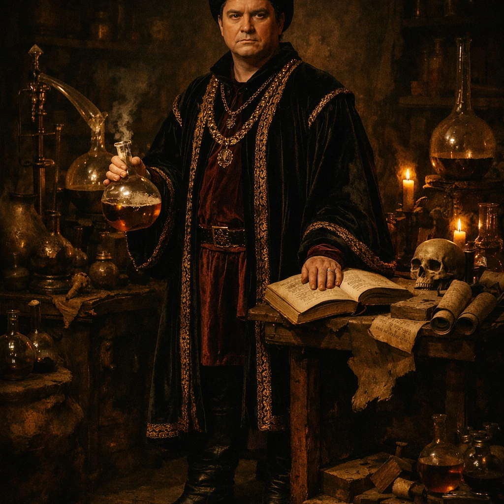 Ученый-алхимик в стиле барокко — GPT Image 1.5 промт