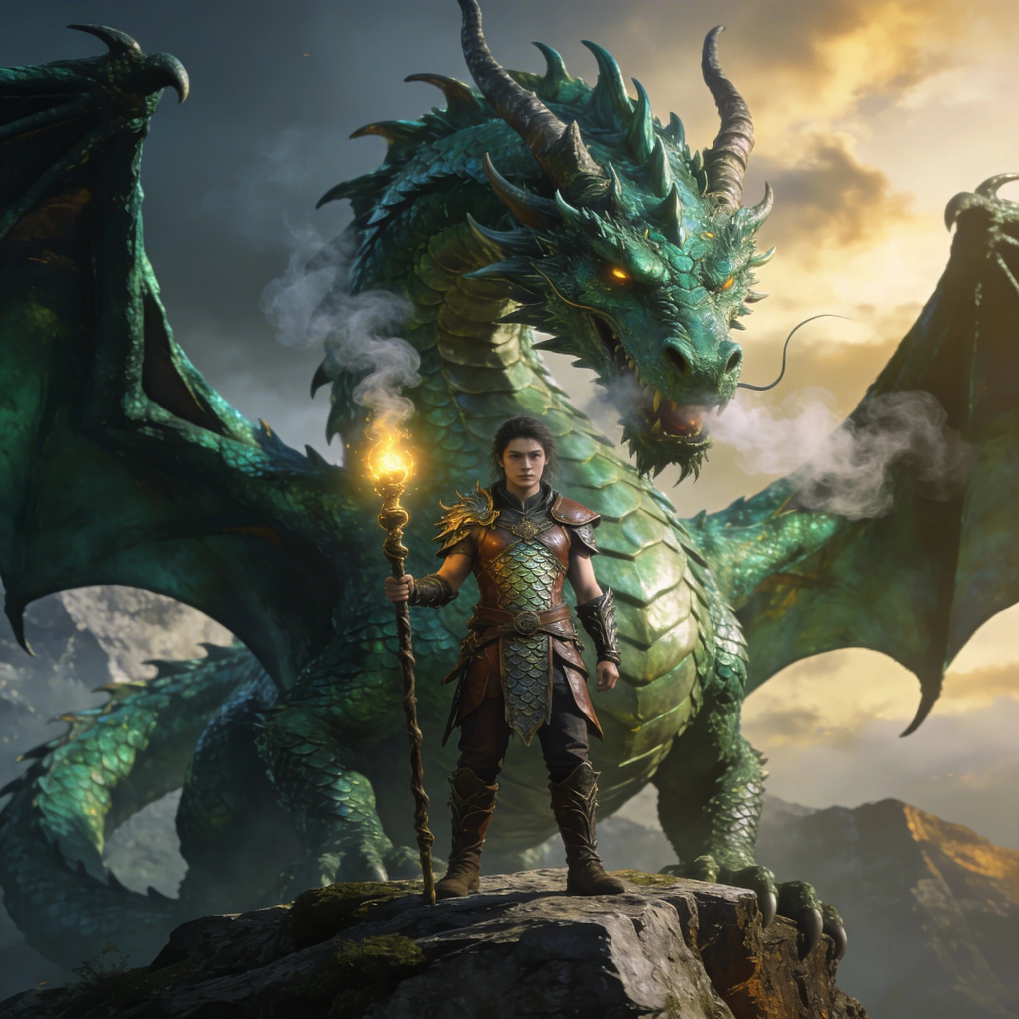 Укротитель драконов — Seedream 4.5 промт