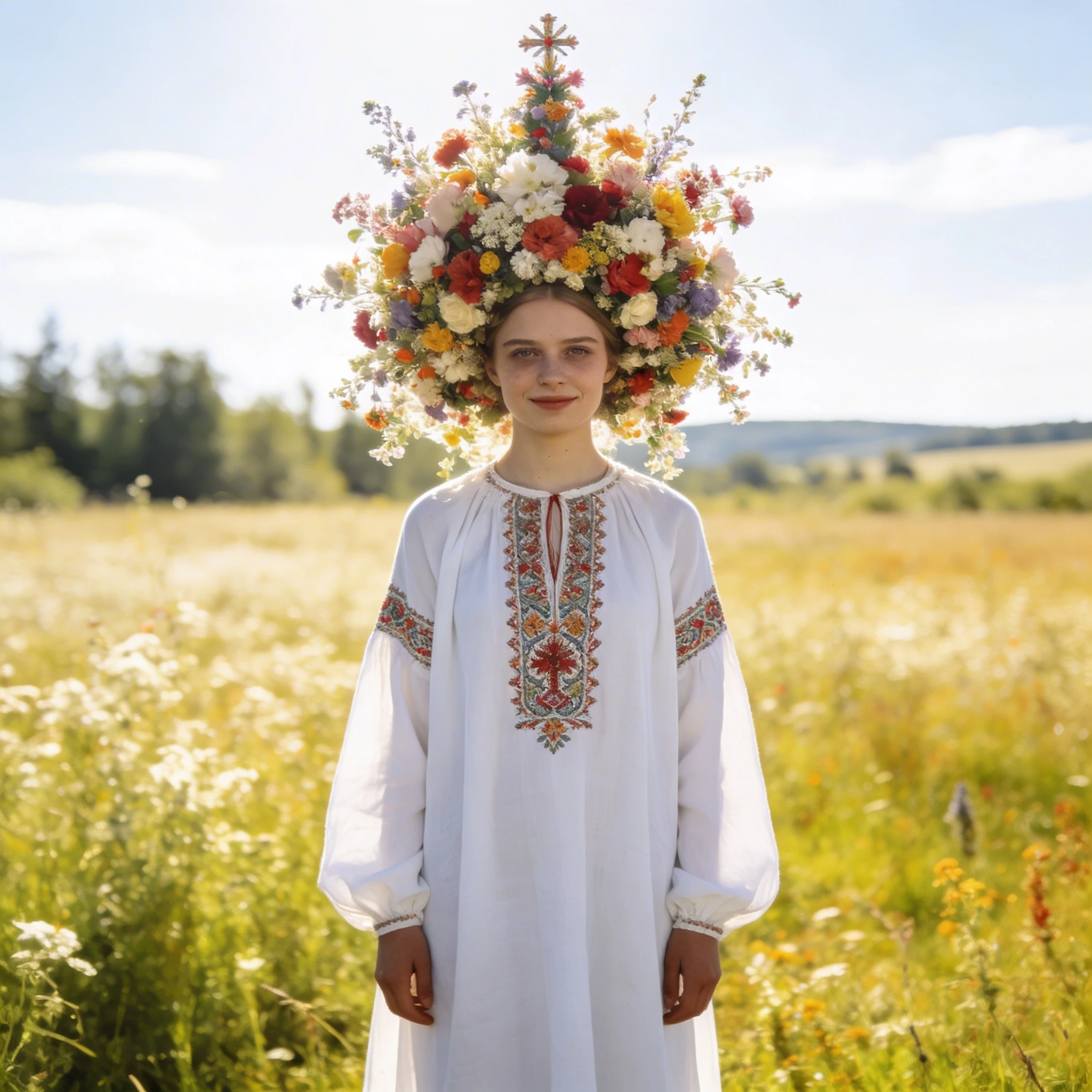 Ужас в стиле «Солнцестояние» — Seedream 4.5 промт