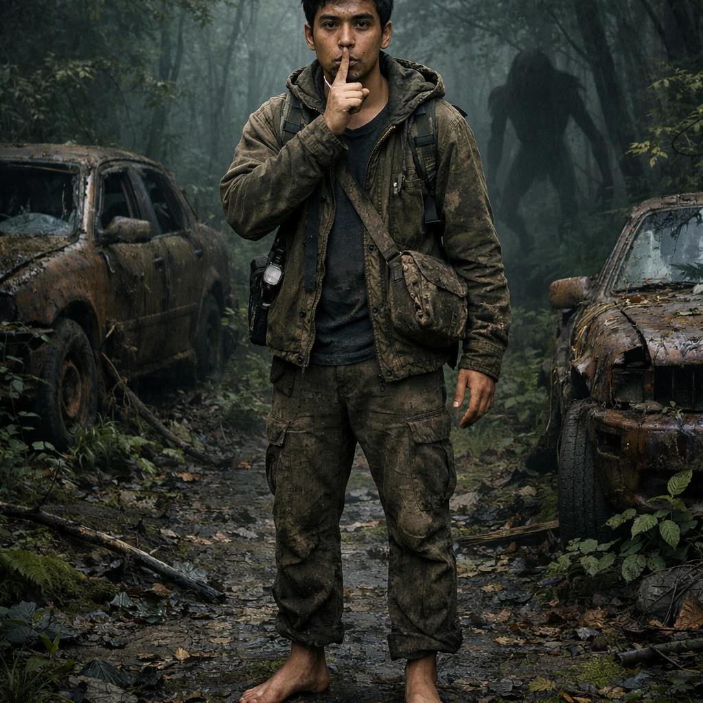 Ужас в стиле «Тихое место» — GPT Image 1.5 промт