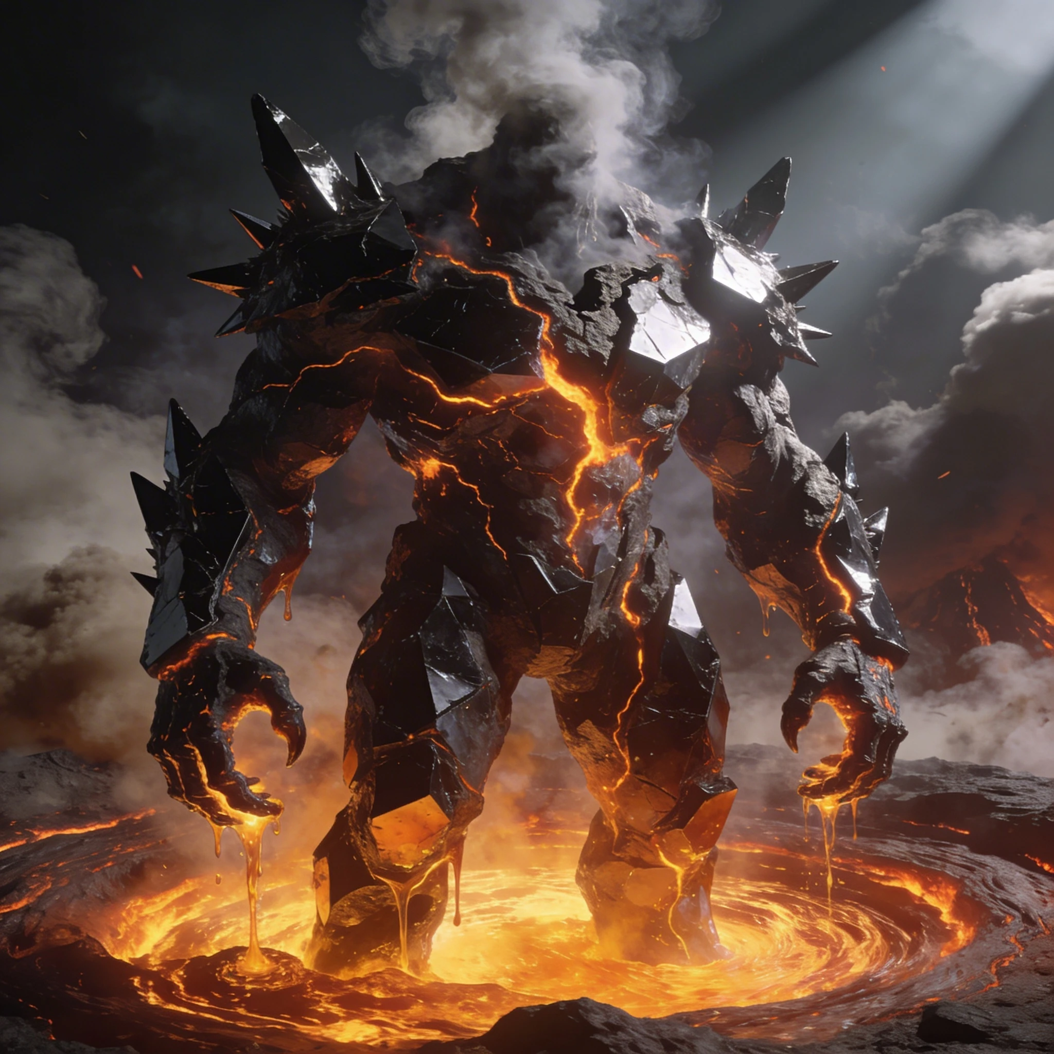 В лавовом озере — Seedream 4.5 промт