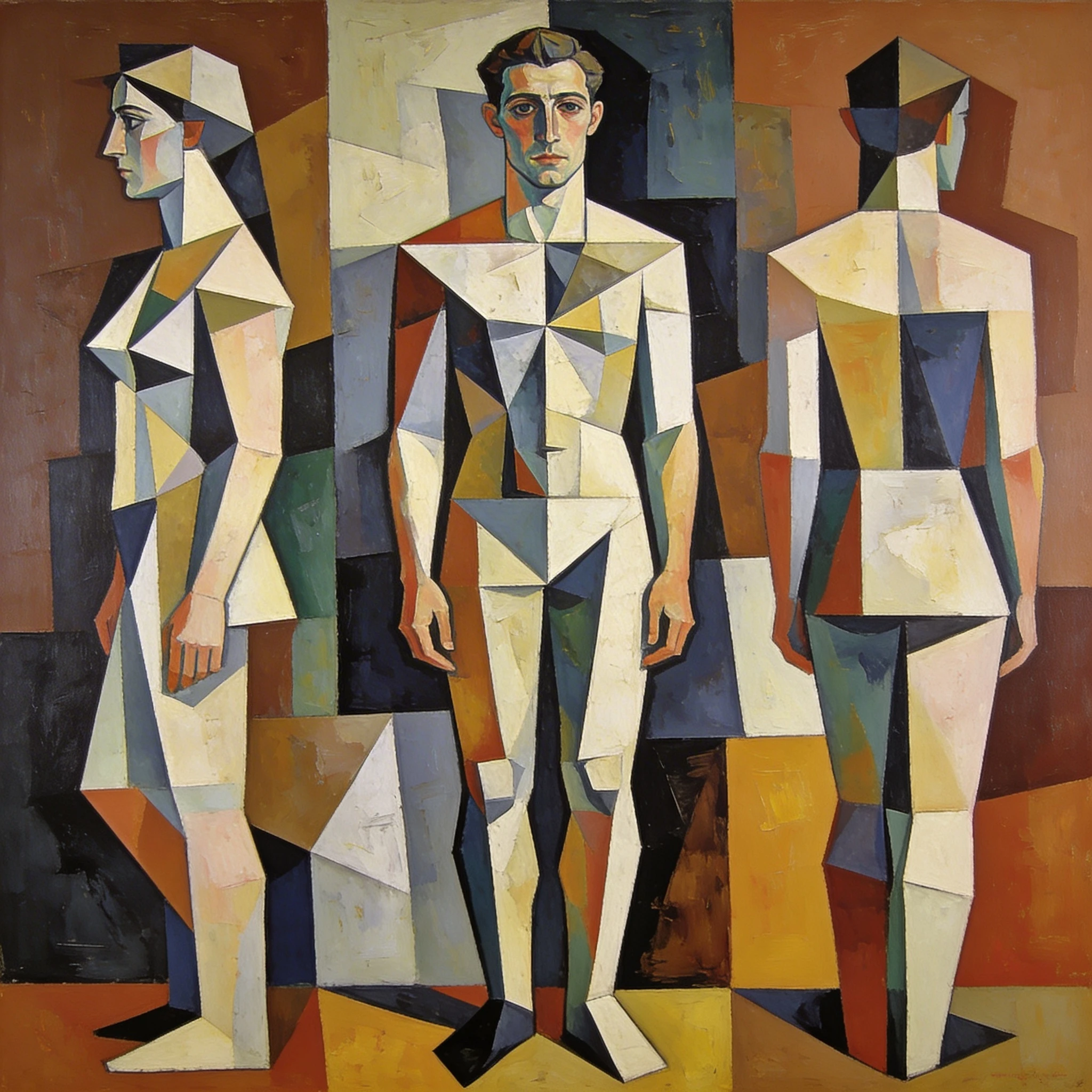 В стиле кубизма Пабло Пикассо — Seedream 4.5 промт