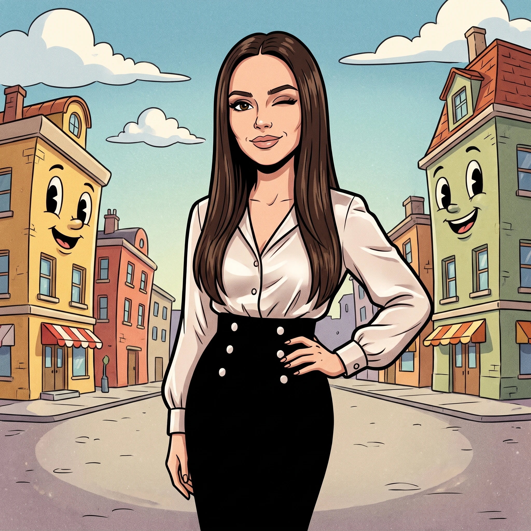 В стиле мультфильмов 1930-х — Nano Banana Pro промт