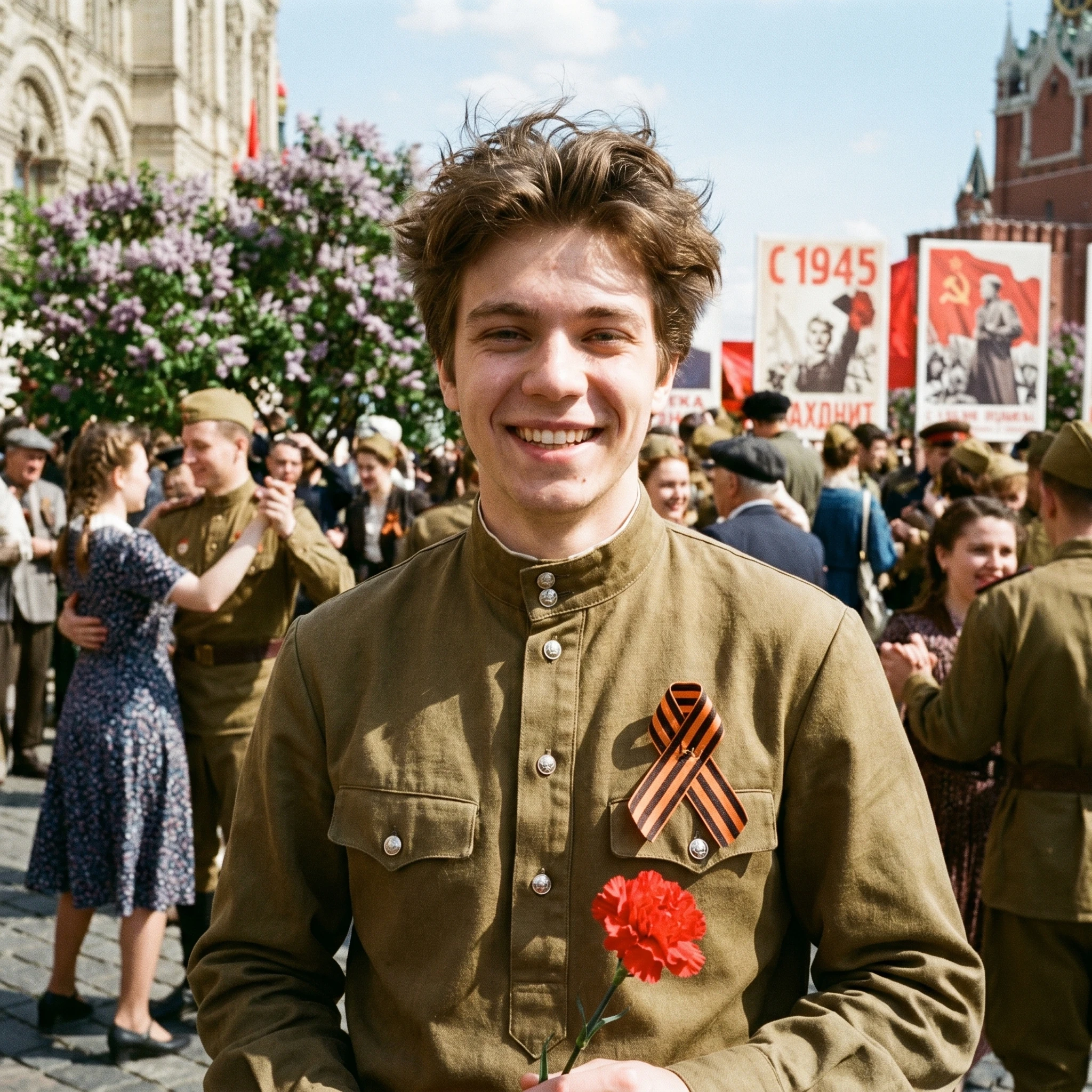 Вальс Победы: Молодой лейтенант — Nano Banana Pro промт