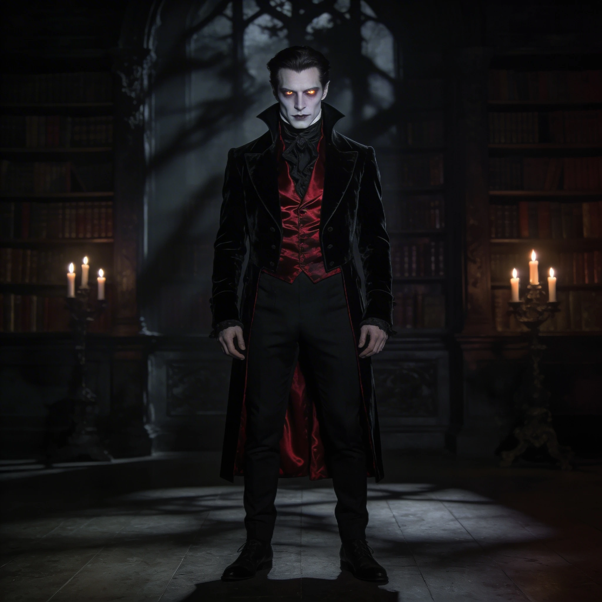 Вампир из викторианского особняка — Seedream 4.5 промт