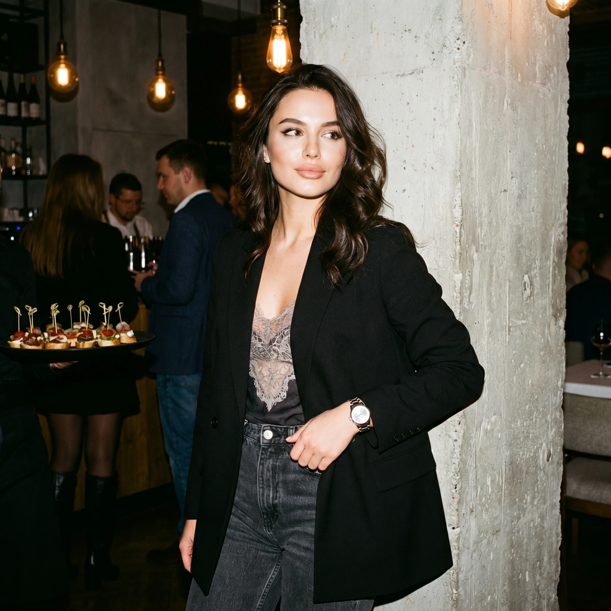 Вечер в стиле Гранж-Шик — Nano Banana Pro промт