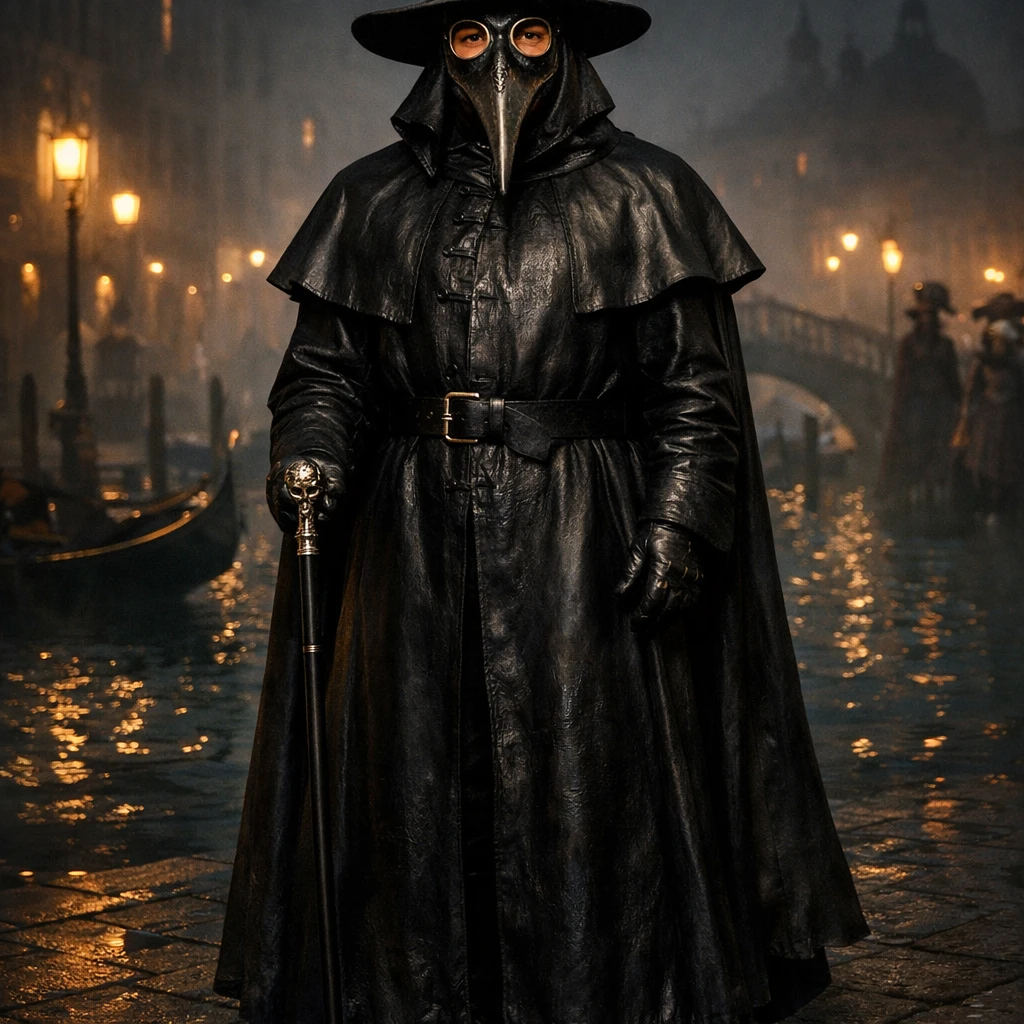 Венецианский чумной доктор — GPT Image 1.5 промт