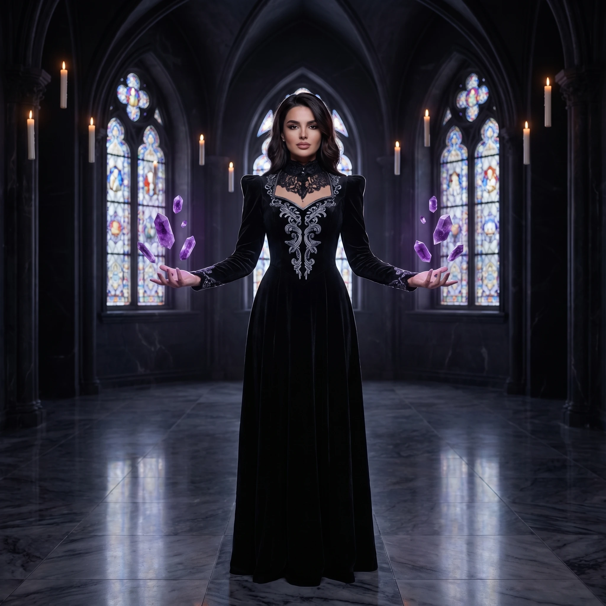 Верховная Чародейка Ночи — Nano Banana Pro промт