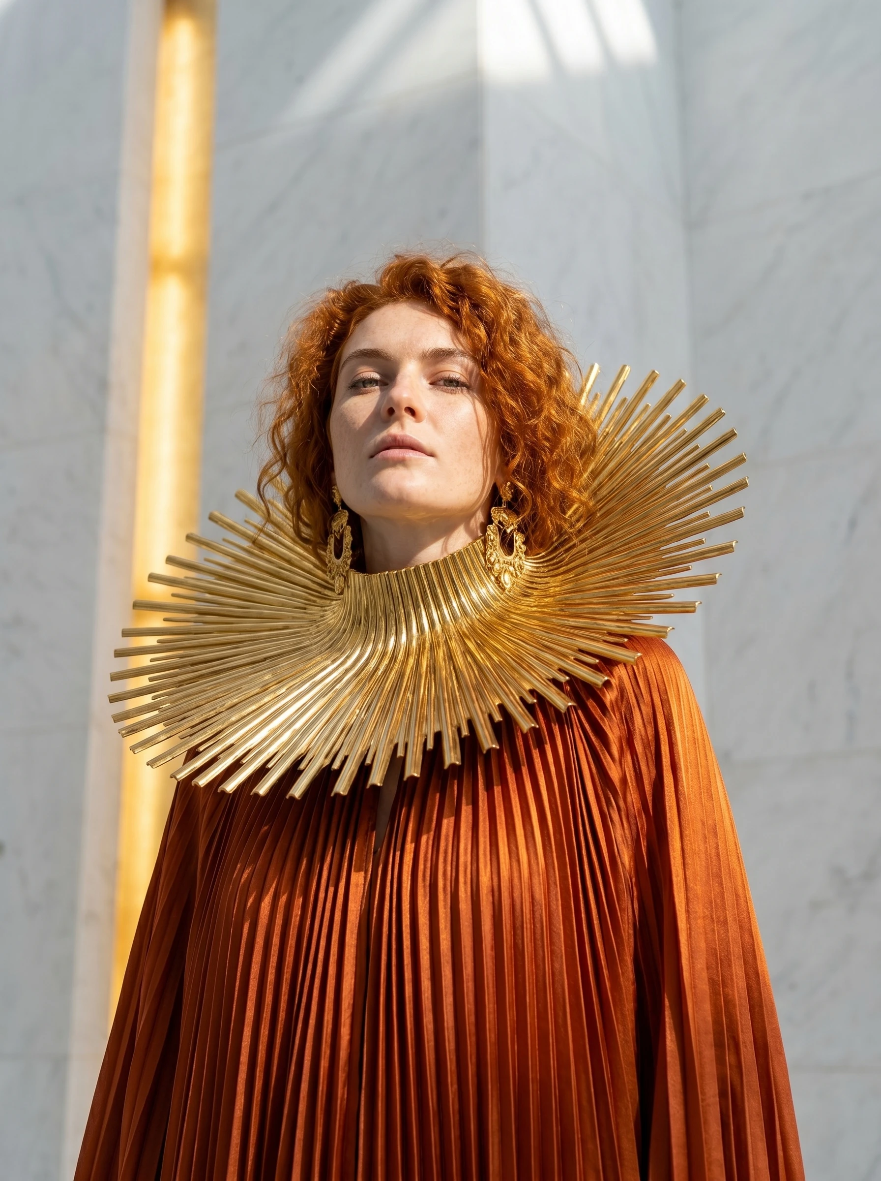 Верховная Жрица Солнца — Nano Banana Pro промт