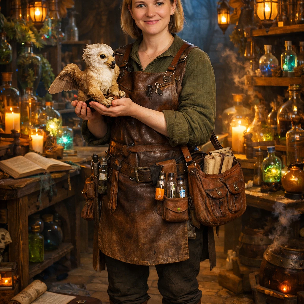 Ветеринар мифических существ — GPT Image 1.5 промт