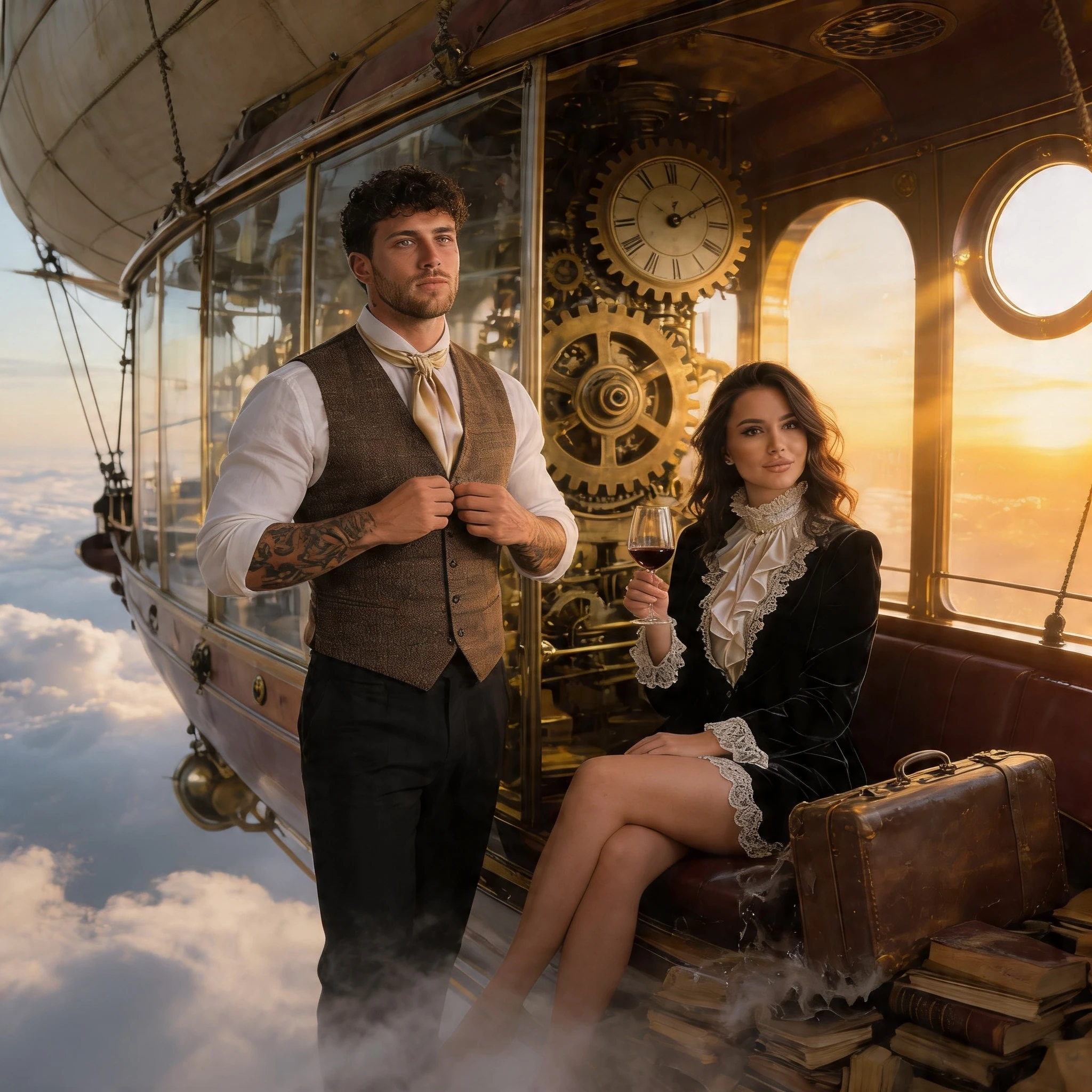 Викторианский вояж: Сюрреализм — Seedream 4.5 промт