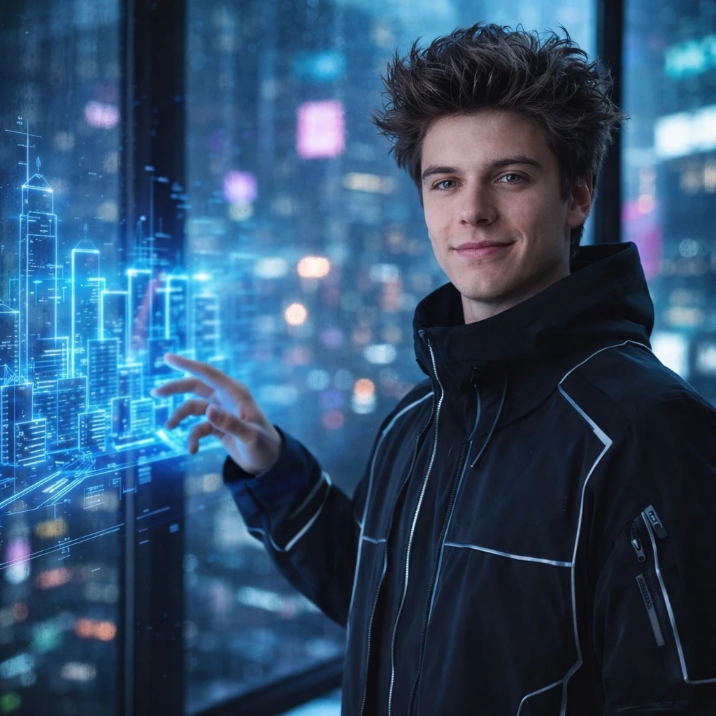 Виртуальный архитектор: Неон — GPT Image 1.5 промт