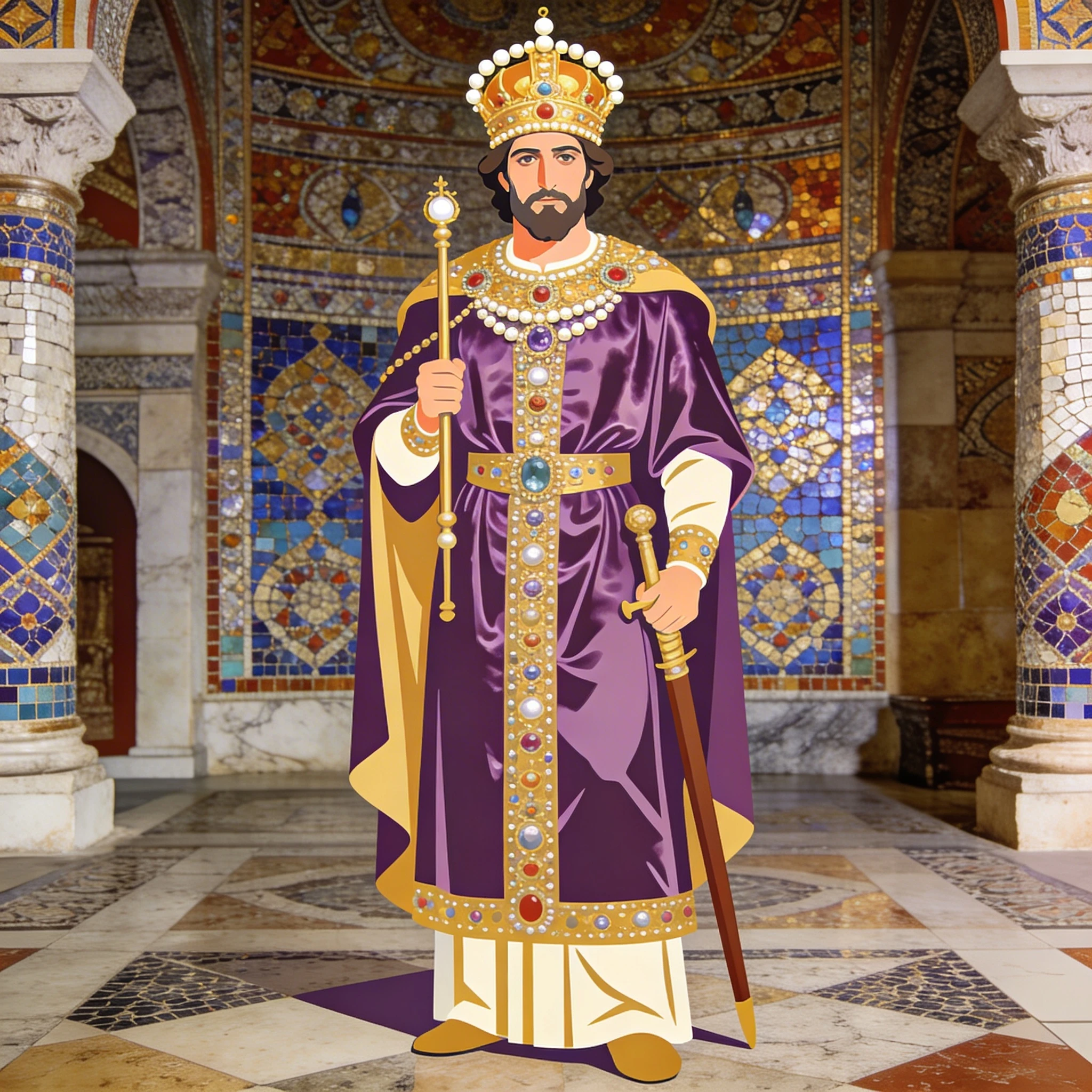Византийский император — Seedream 4.5 промт