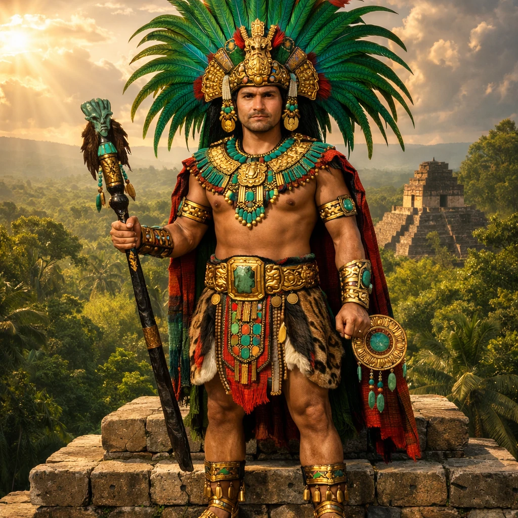 Вождь племени Майя — GPT Image 1.5 промт