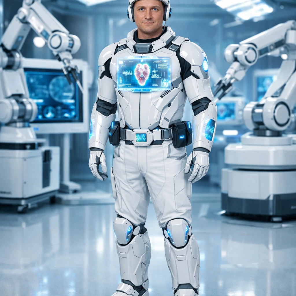 Врач будущего (Sci-Fi) — GPT Image 1.5 промт