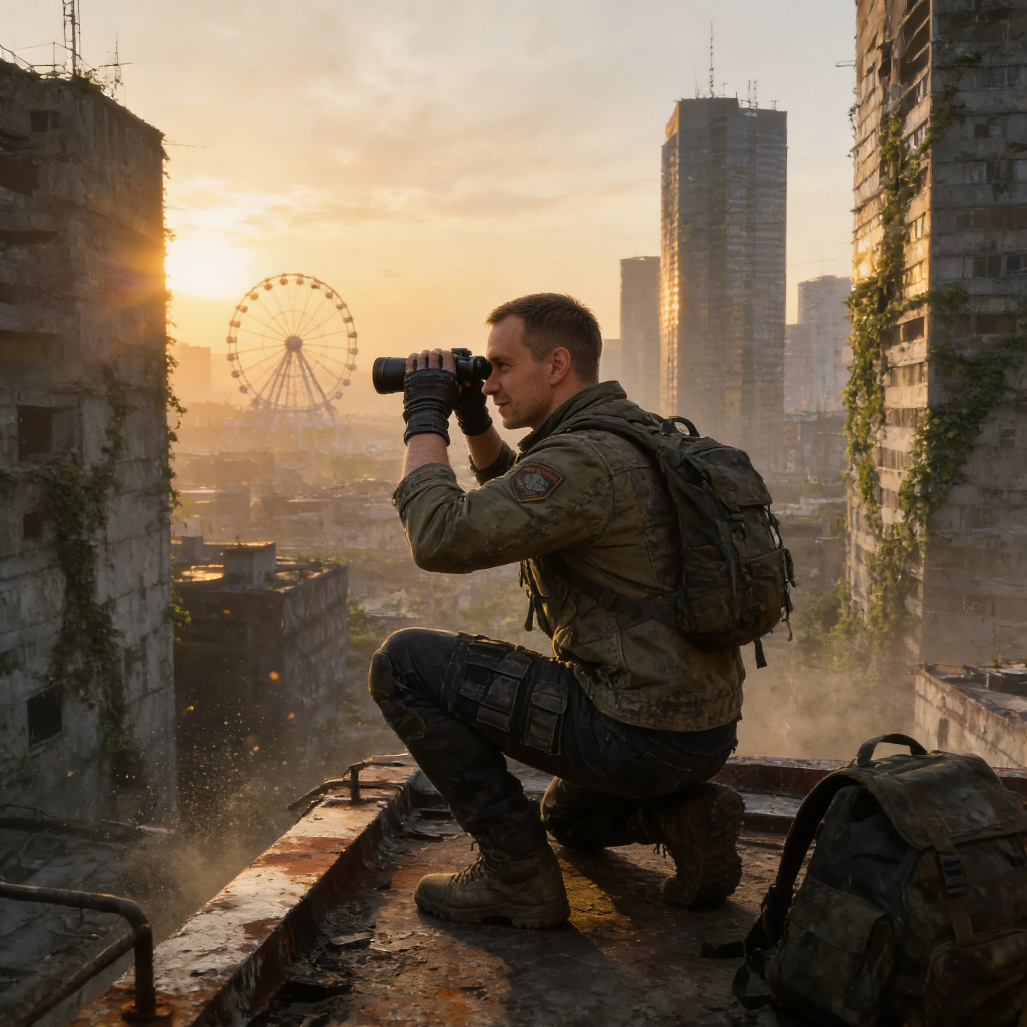 Выживший в зоне отчуждения — Seedream 4.5 промт