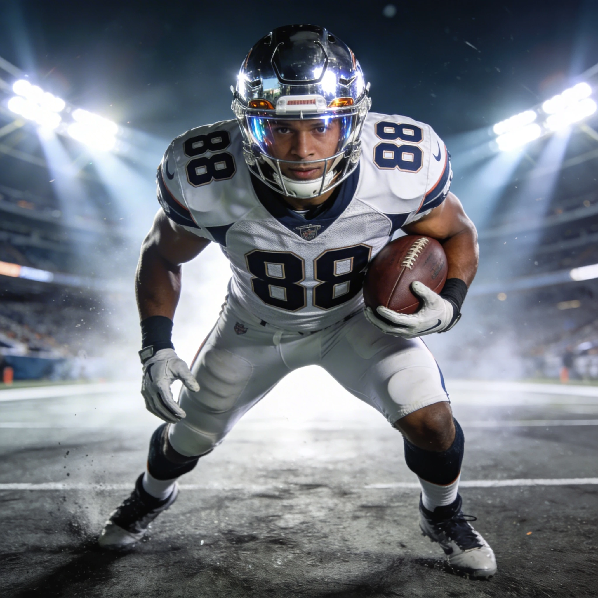 Защитник в стиле Американского Футбола — Seedream 4.5 промт