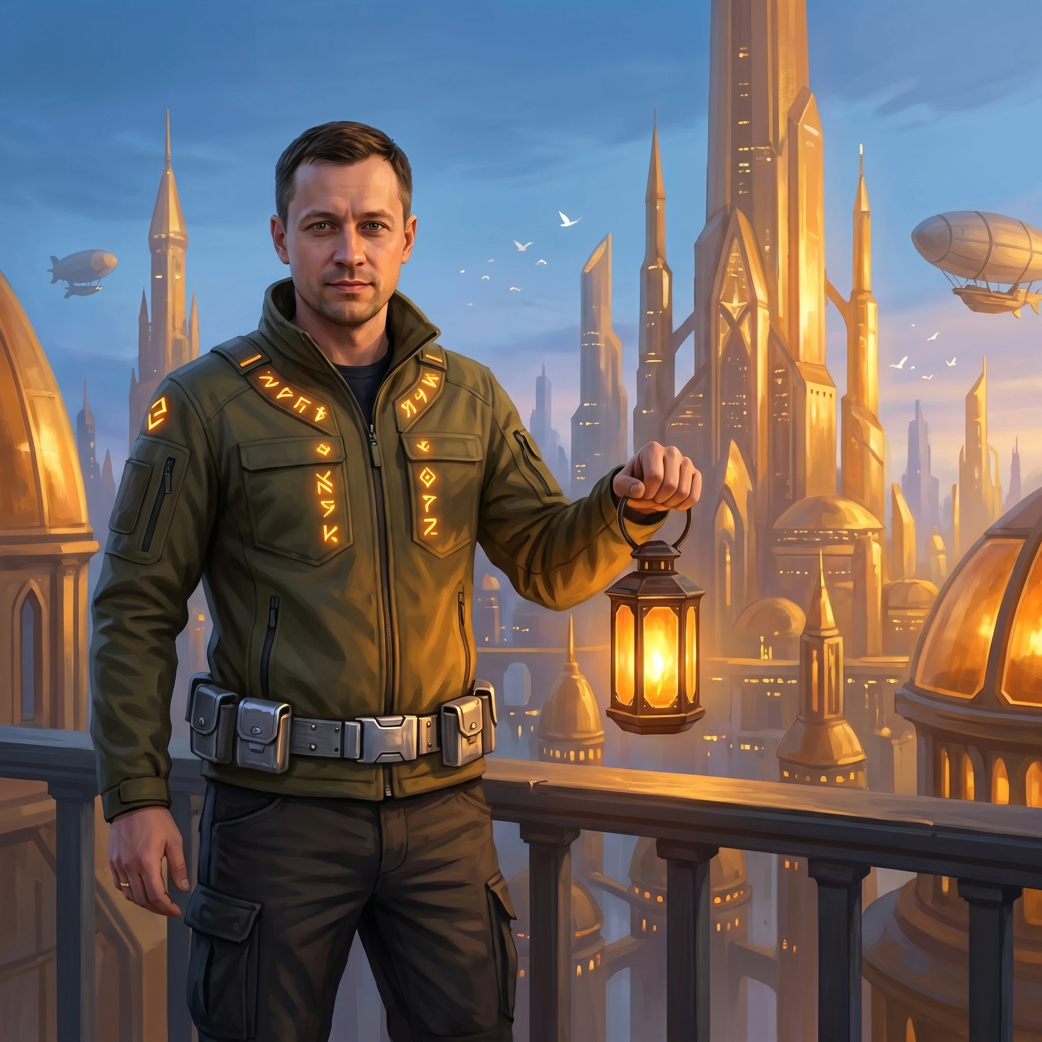 Защитник Янтарного города — Nano Banana Pro промт