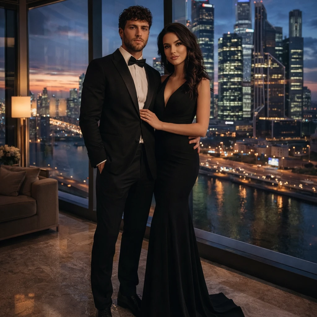 Жизнь в пентхаусе Москва-Сити — GPT Image 1.5 промт