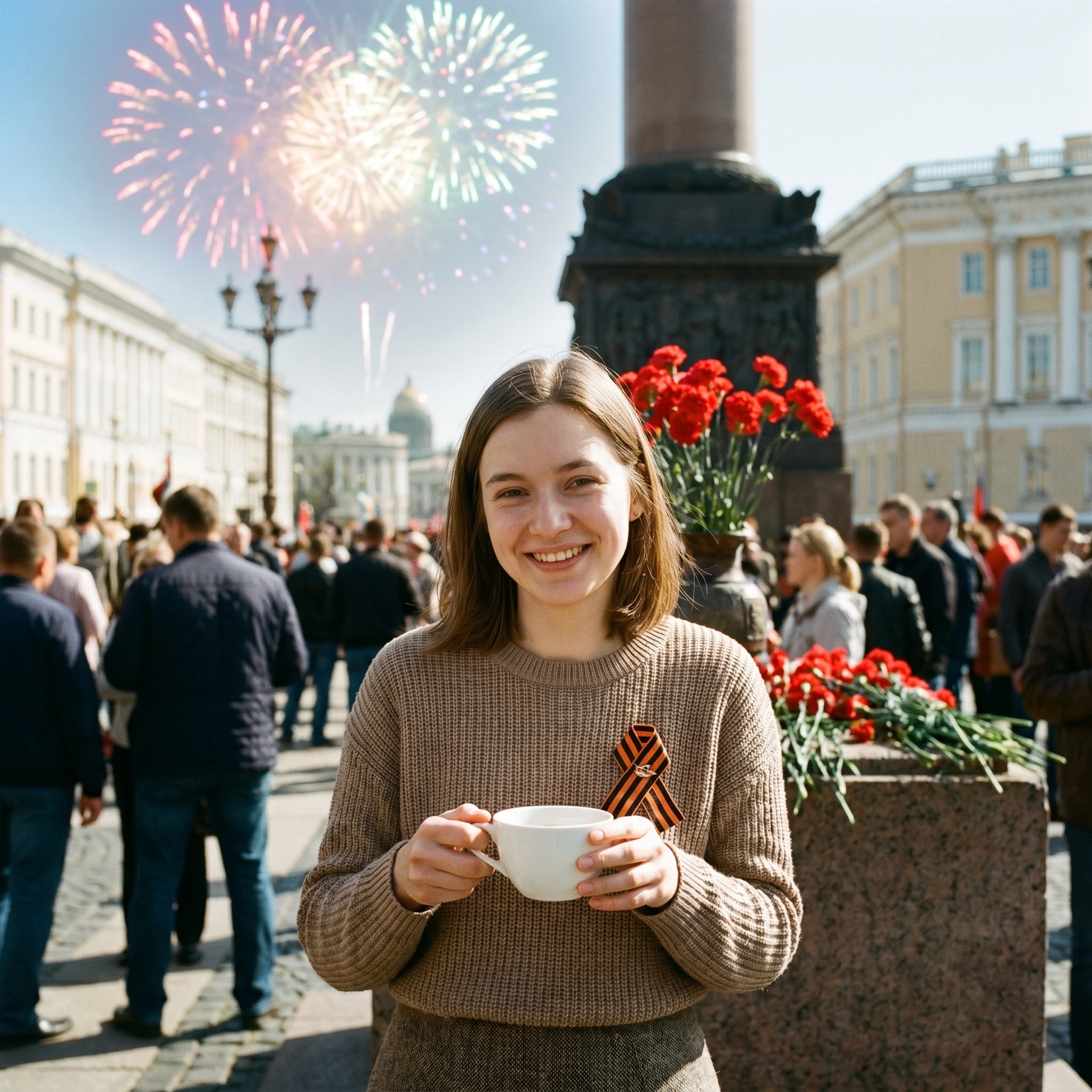 Журналист праздника Великой Победы — Nano Banana Pro промт