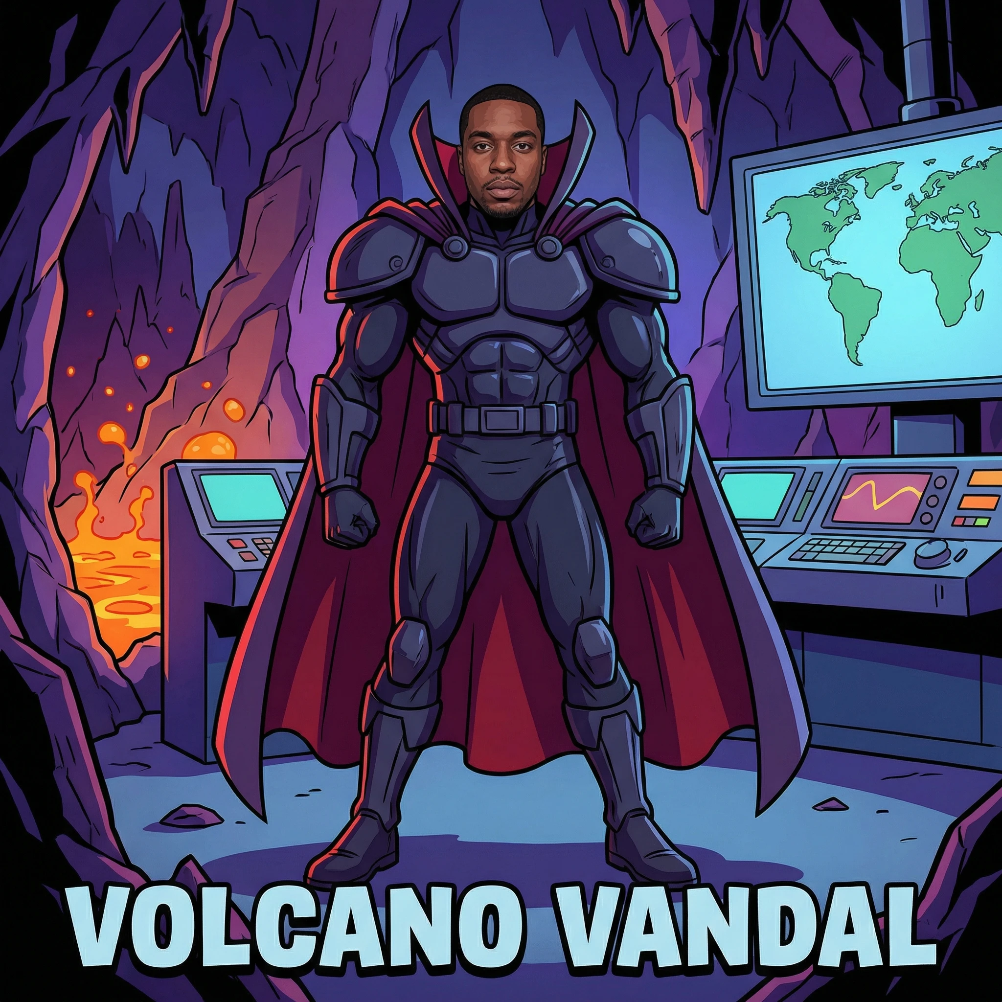 Злодей из мультфильмов 90-х — Nano Banana Pro промт