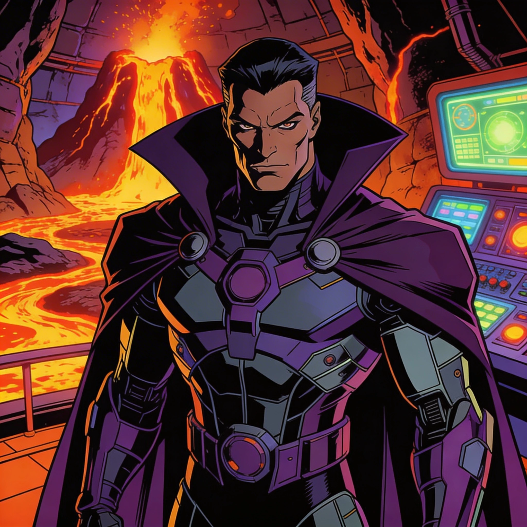 Злодей из мультфильмов 90-х — Seedream 4.5 промт