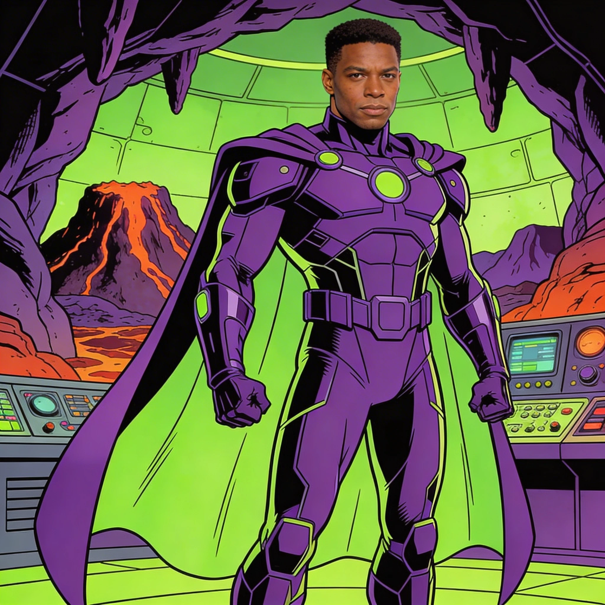 Злой гений в мультфильме 90-х — Seedream 4.5 промт