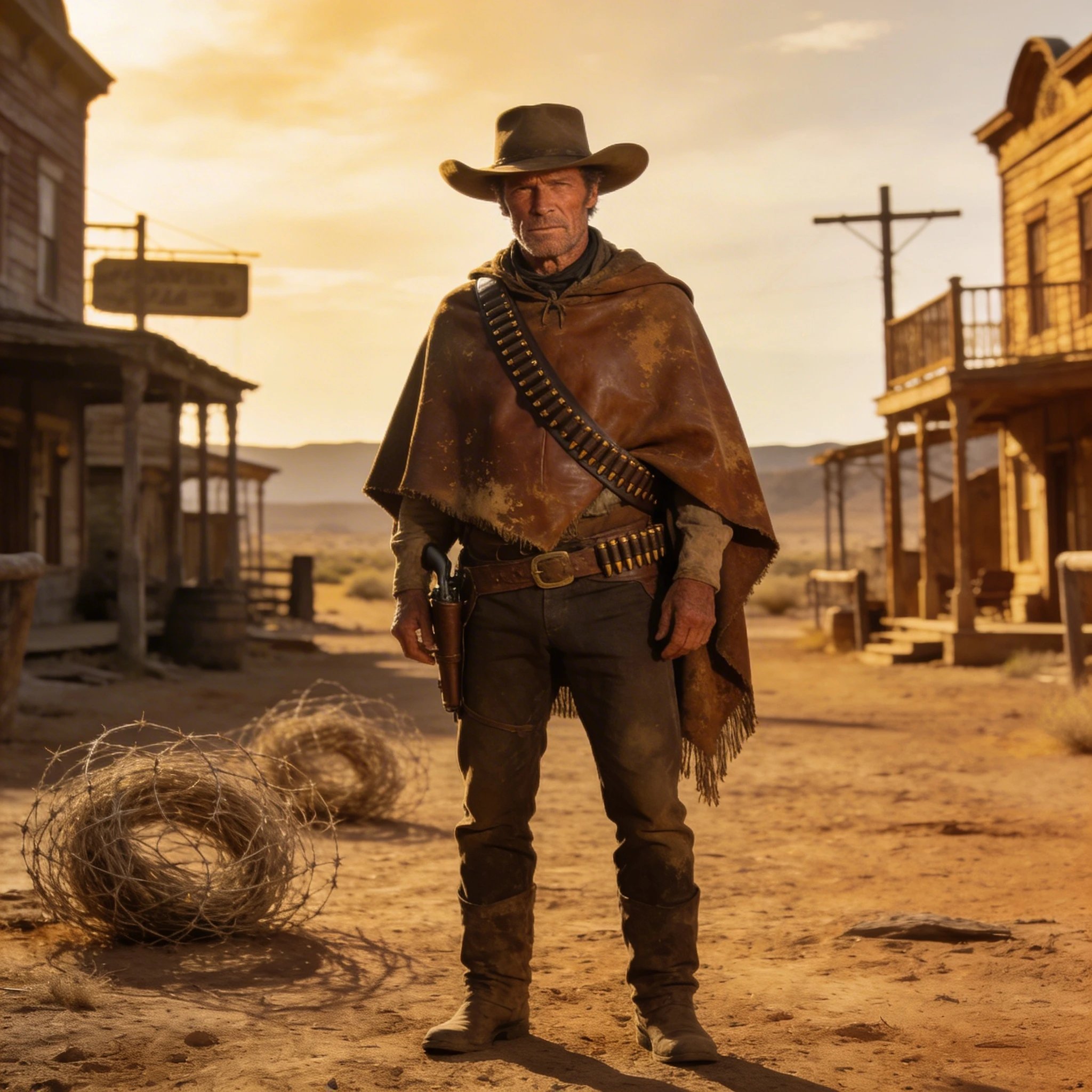 Звезда ковбойского вестерна — Seedream 4.5 промт