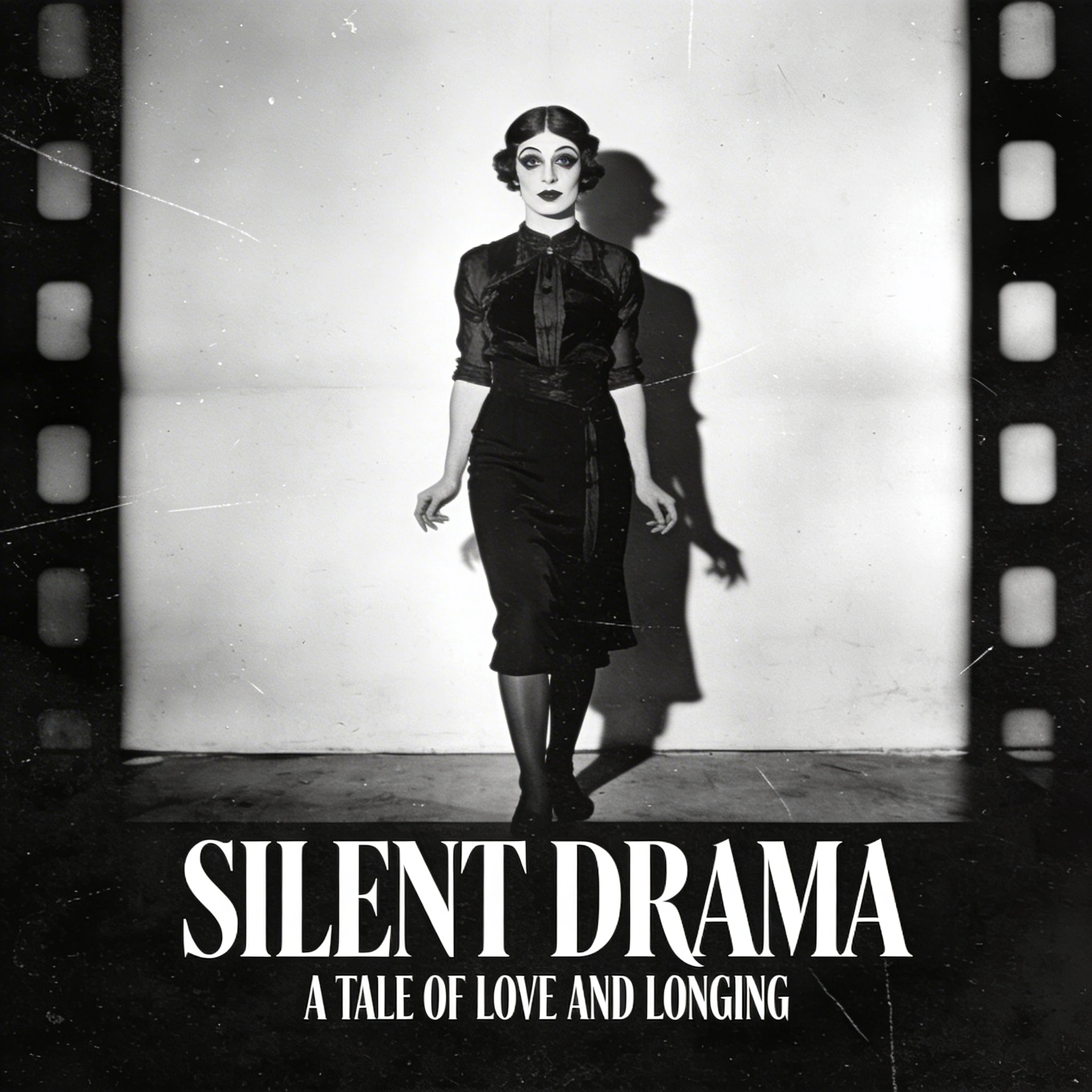 Звезда немого кино 1920-х — Seedream 4.5 промт