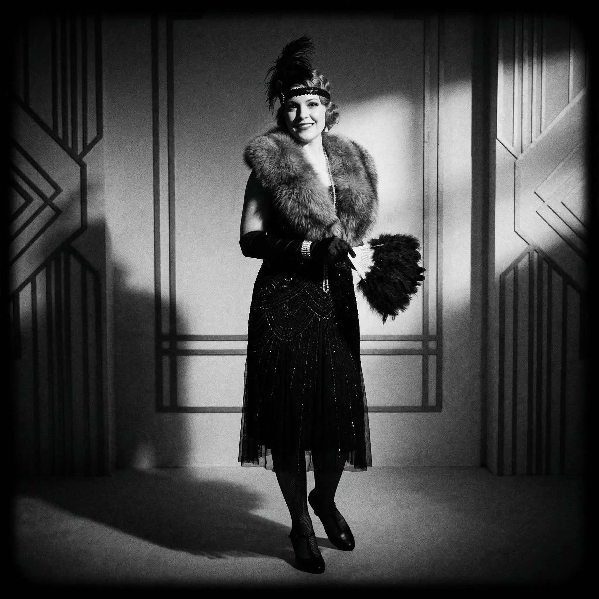 Звезда немого кино 1920-х — Nano Banana Pro промт