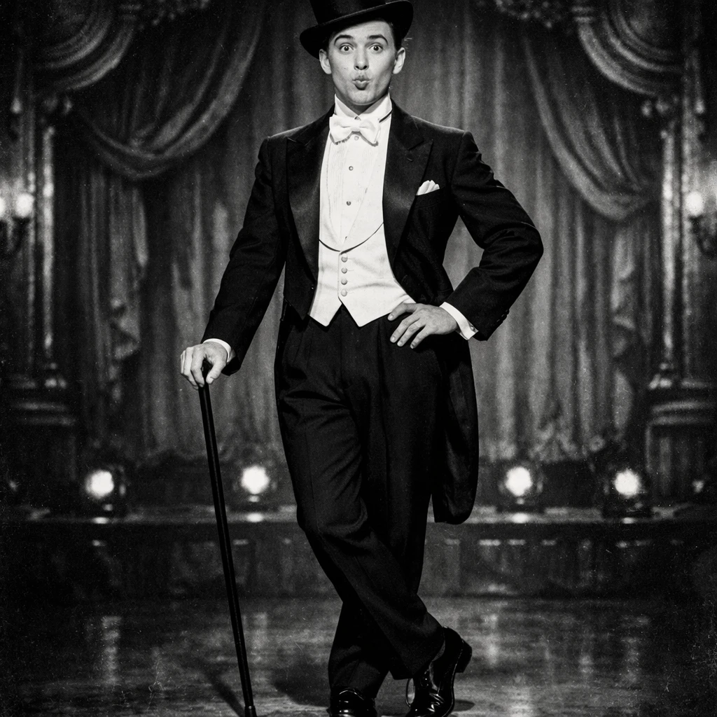 Звезда немого кино 1920-х годов — GPT Image 1.5 промт