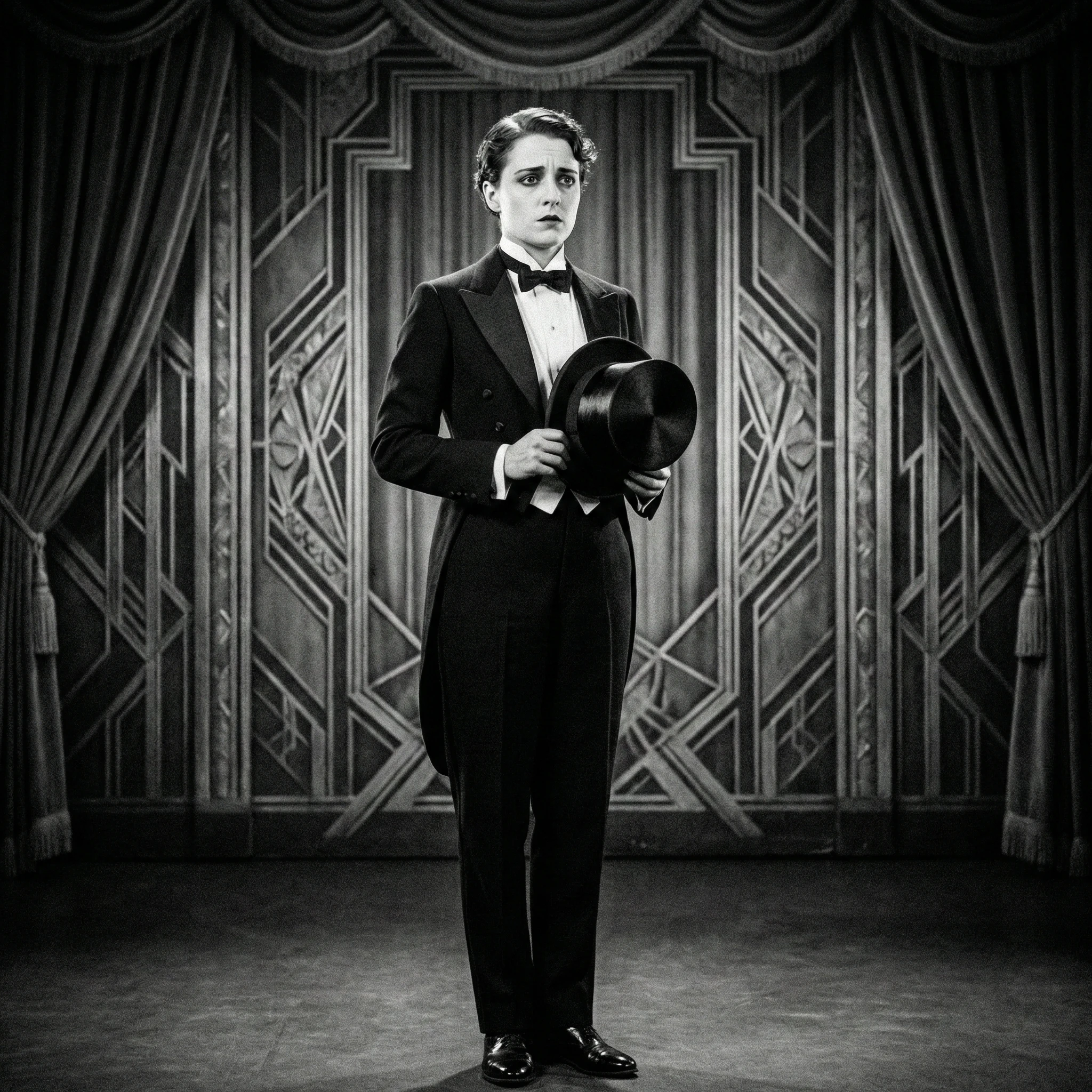 Звезда немого кино 20-х — Nano Banana Pro промт