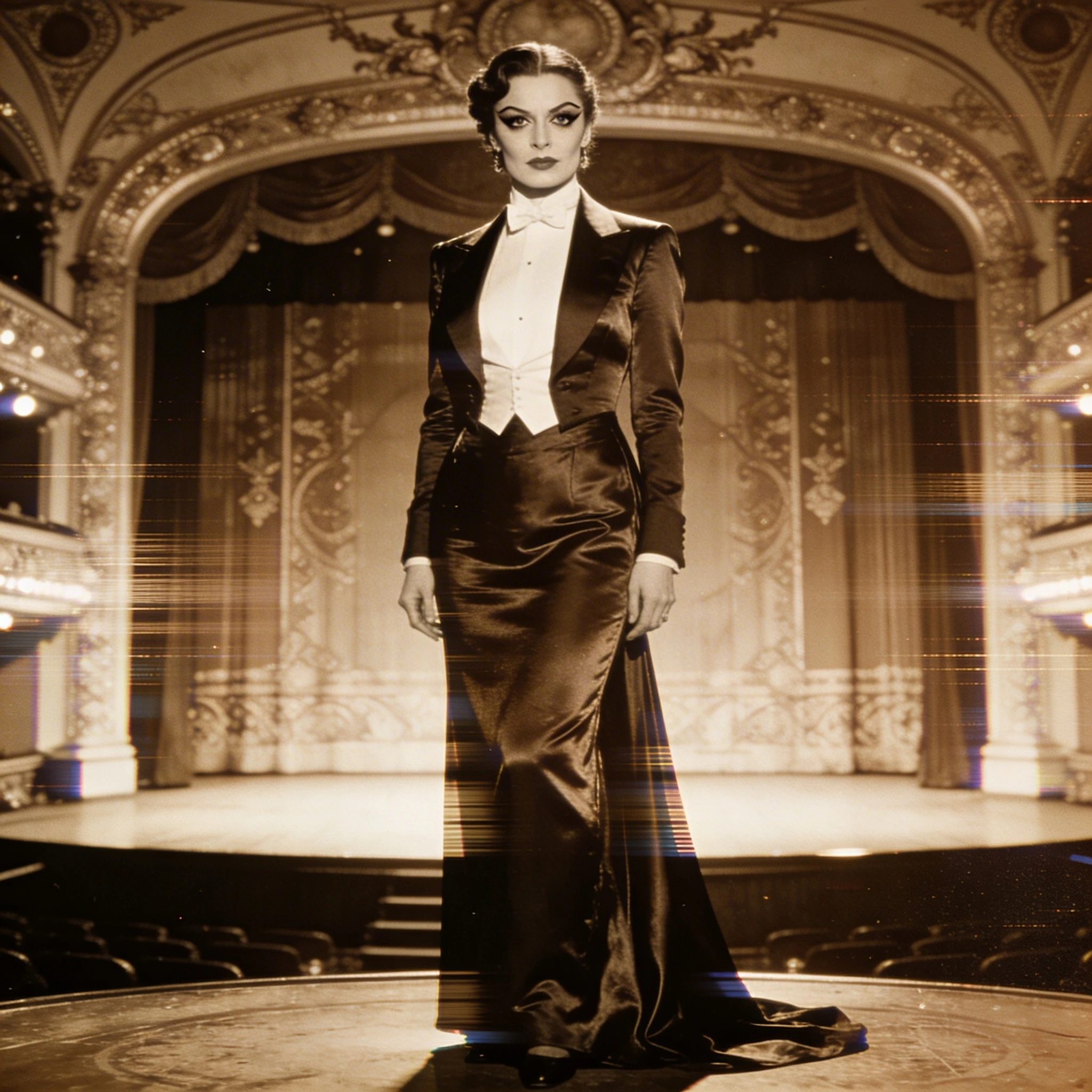 Звезда немого кино — Seedream 4.5 промт