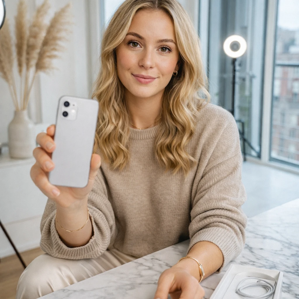 Звезда распаковки: Эстетика бежевого — GPT Image 1.5 промт