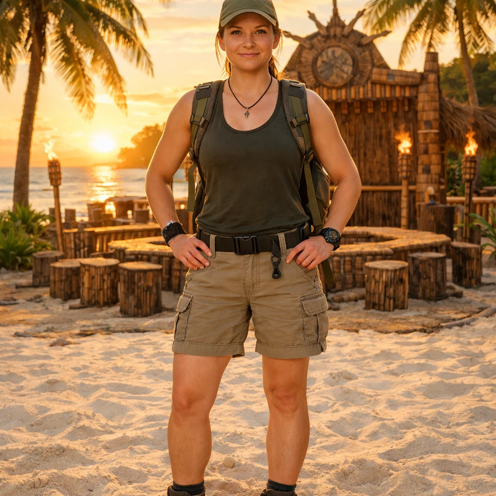 Звезда реалити-шоу на острове — GPT Image 1.5 промт