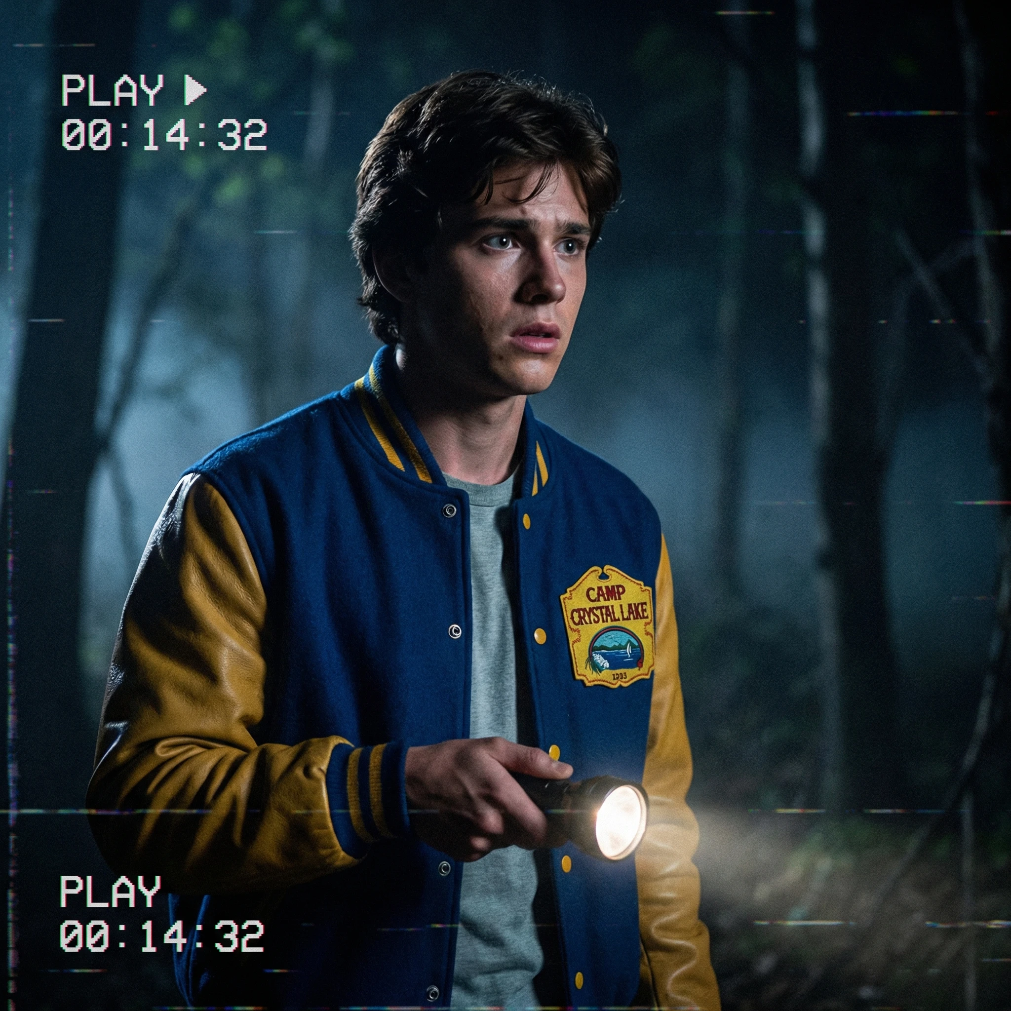 Звезда ретро-хоррора 80-х — Nano Banana Pro промт