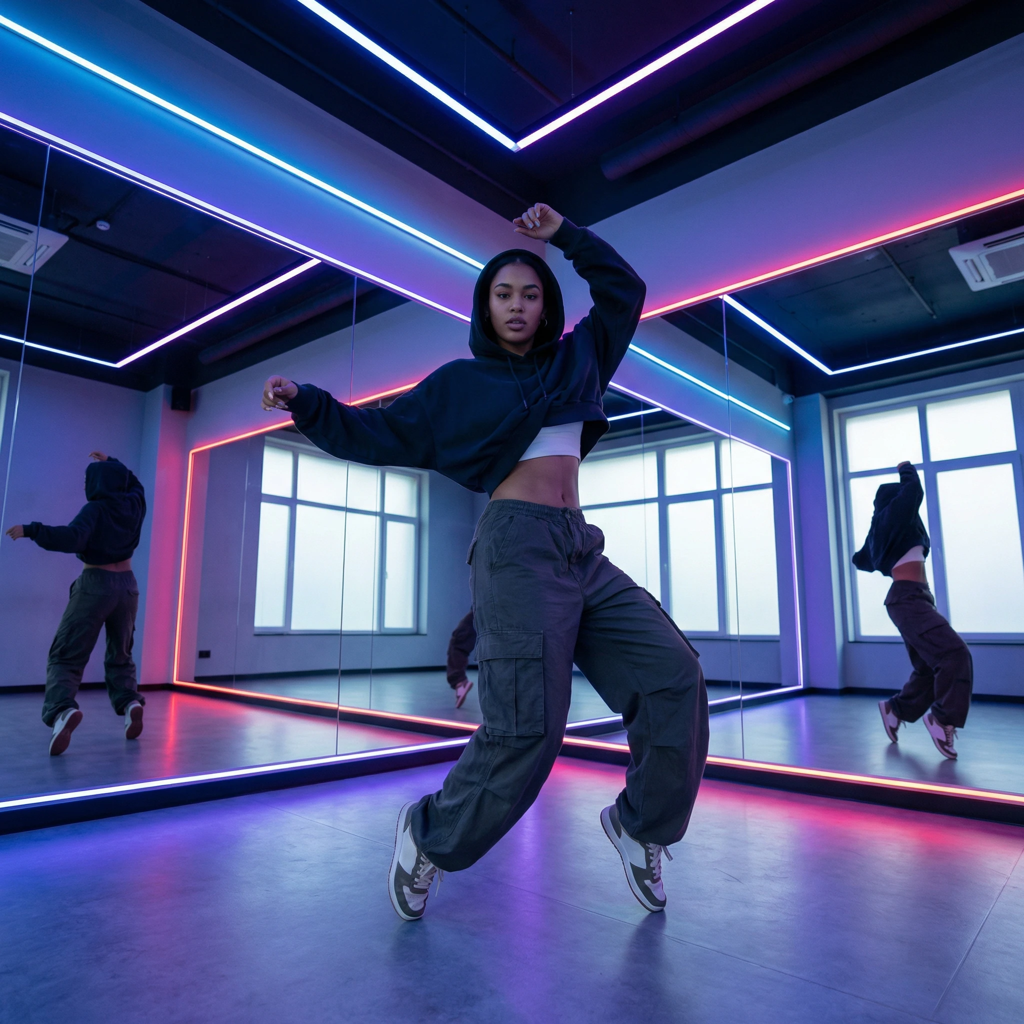 Звезда танцев в стиле TikTok — Nano Banana Pro промт