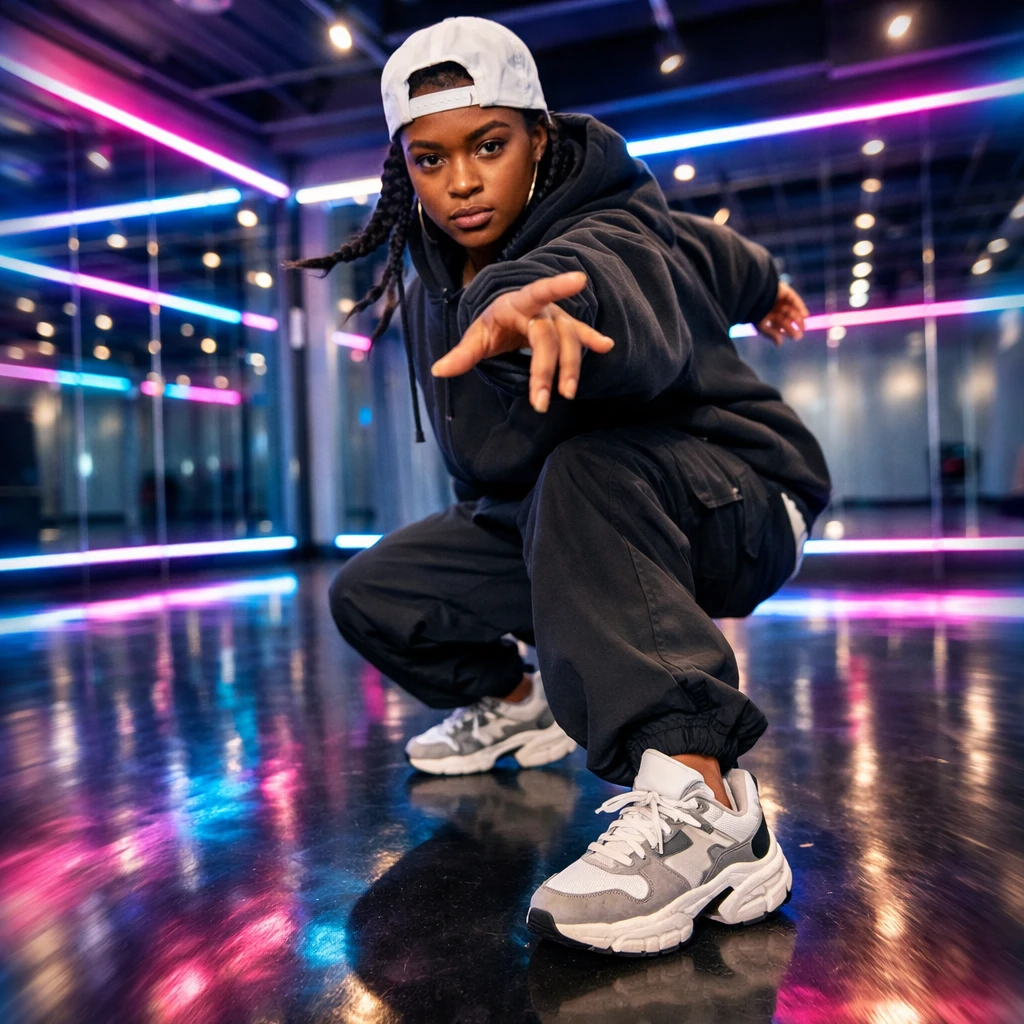 Звезда танцевального TikTok-челленджа — GPT Image 1.5 промт