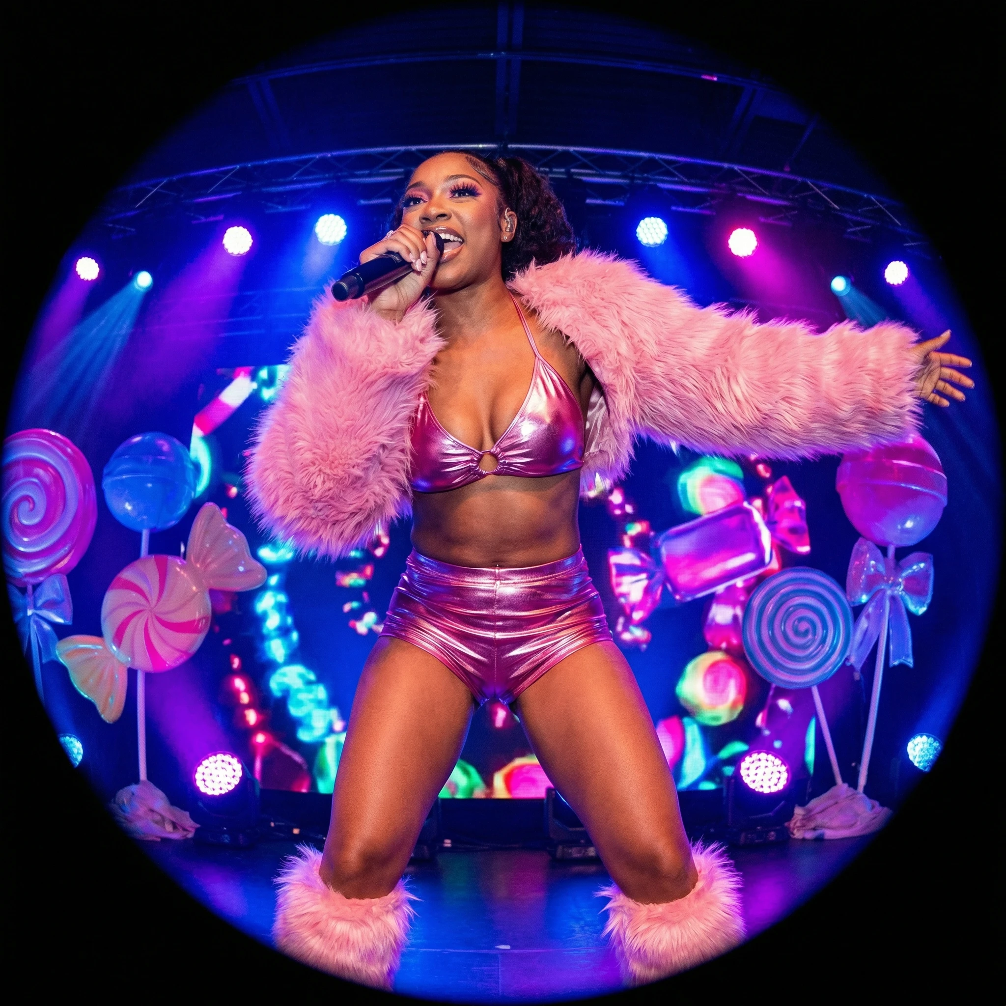 Звезда танцпола Bubblegum Pop — Nano Banana Pro промт