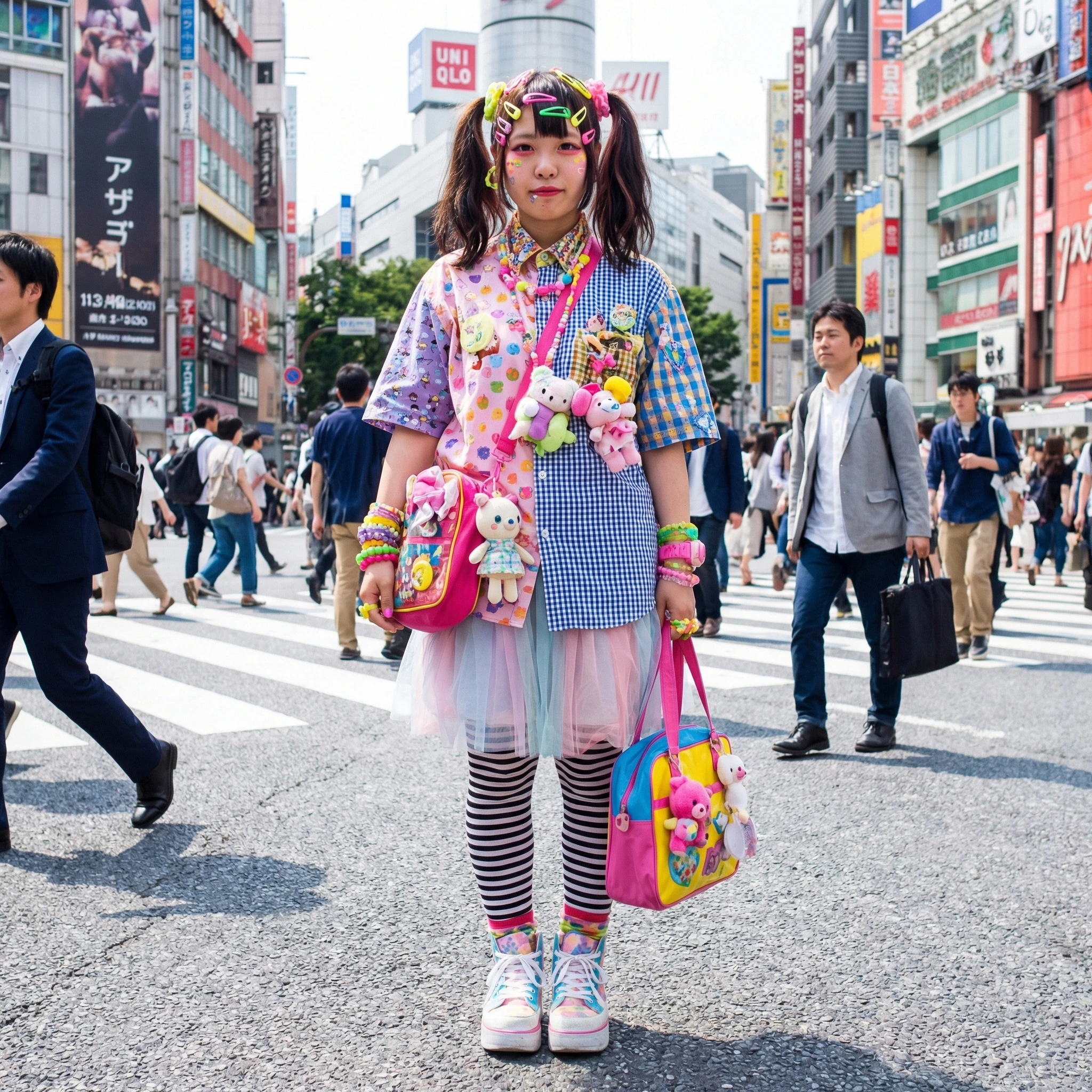 Звезда уличного стиля Токио Харадзюку — Nano Banana Pro промт