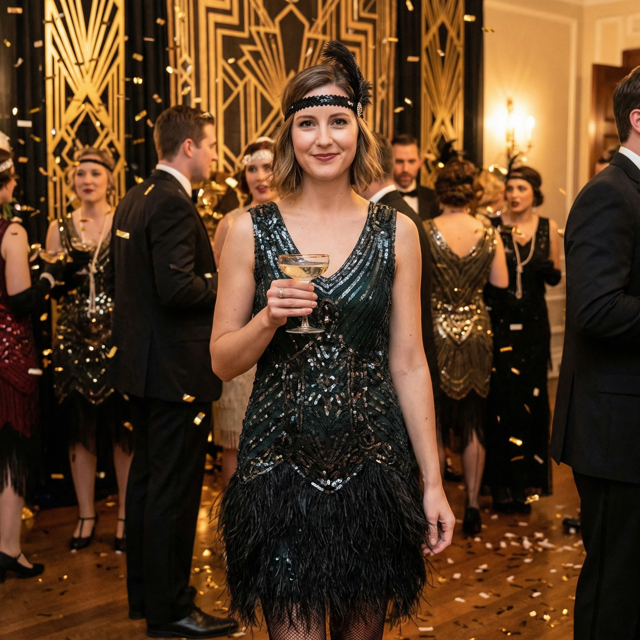 Звезда вечеринки Великого Гэтсби — Nano Banana Pro промт