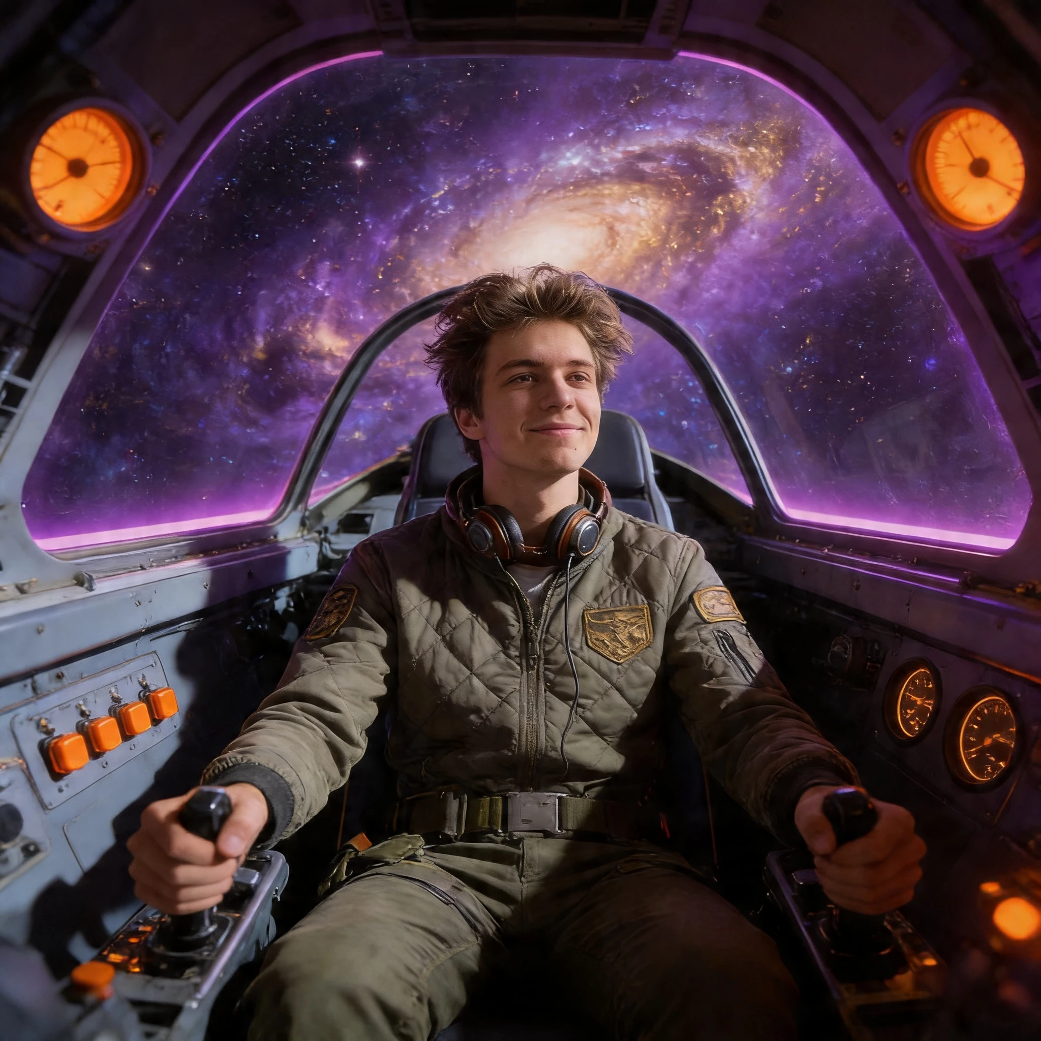 Звездный Пилот Ретро-Будущего — Seedream 4.5 промт